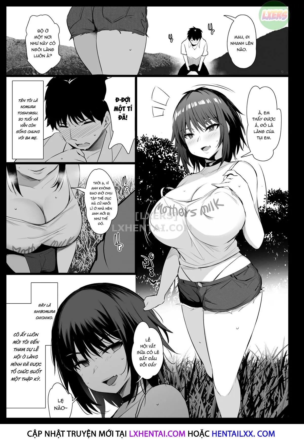 HentaiVN.net - Ảnh 4 - Milking Village [Sakunyuu Mura] - Oneshot