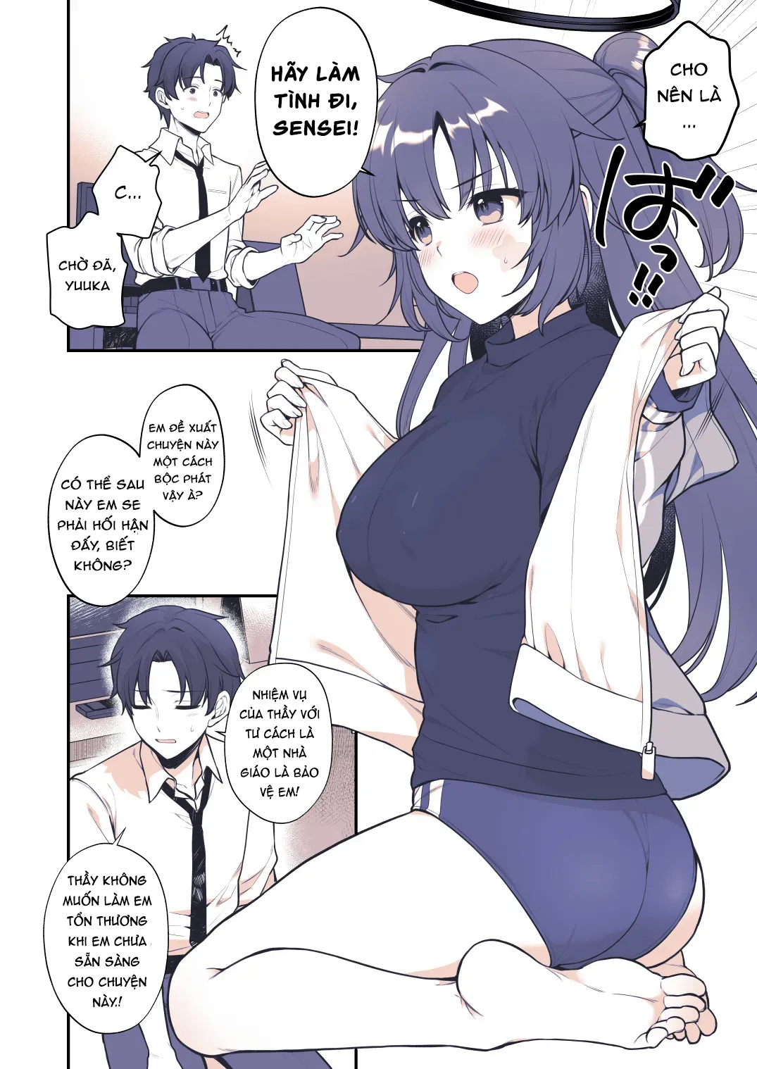 HentaiVN.net - Ảnh 4 - Yuuka muốn được làm chuyện ấy! - Chịt Yuuka
