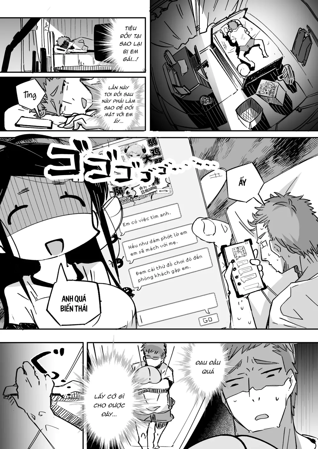 HentaiVN.net - Ảnh 18 - Không thể cưỡng lại sự cám dỗ của em gái - Oneshot