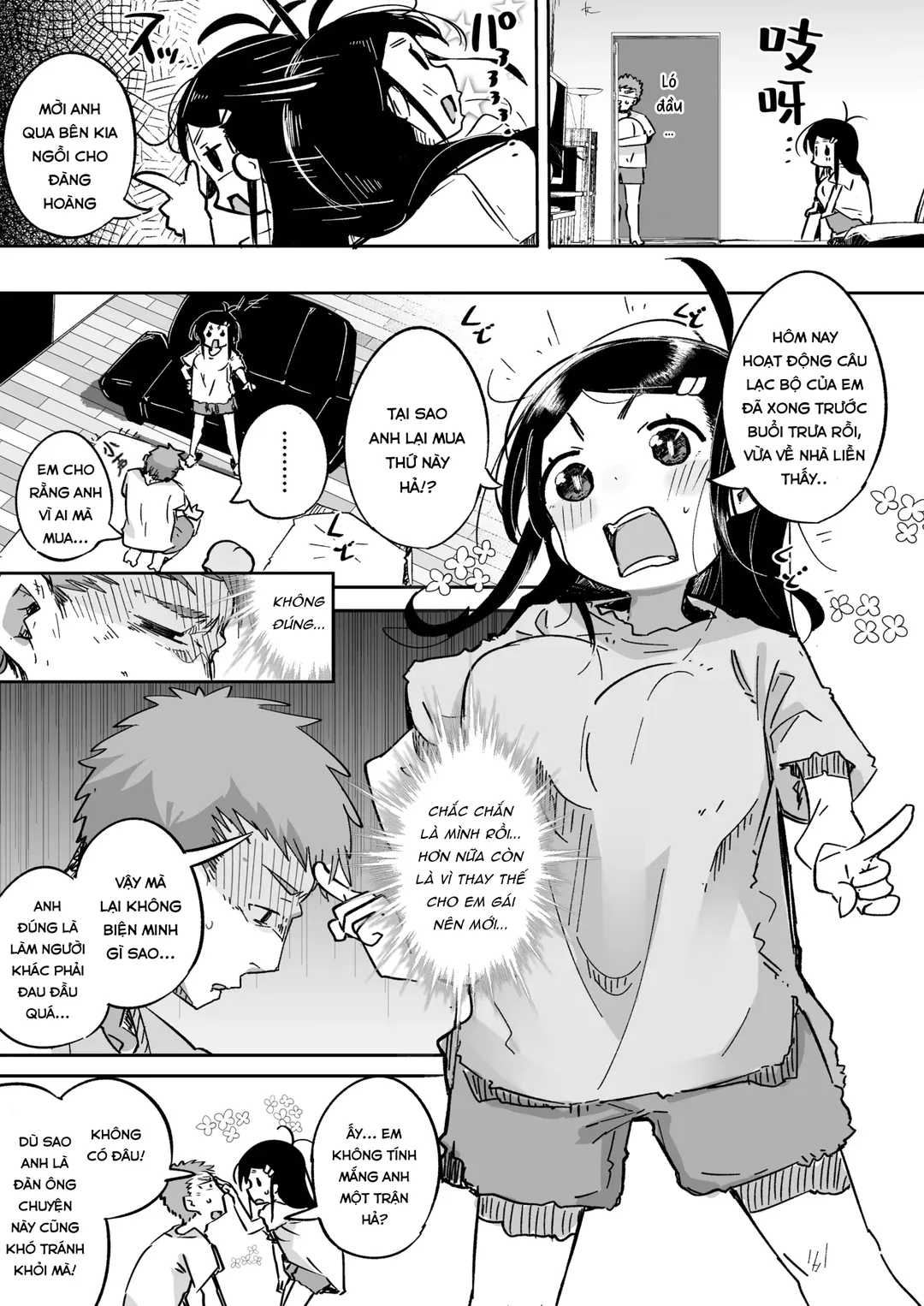 HentaiVN.net - Ảnh 19 - Không thể cưỡng lại sự cám dỗ của em gái - Oneshot