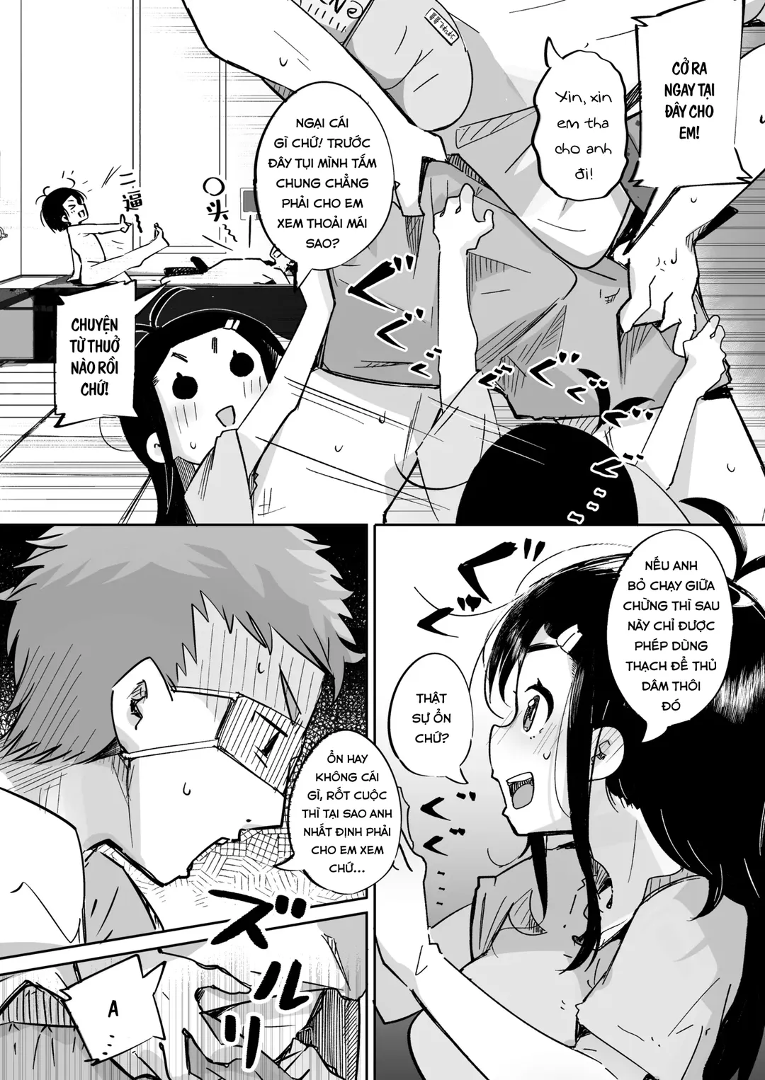 HentaiVN.net - Ảnh 24 - Không thể cưỡng lại sự cám dỗ của em gái - Oneshot