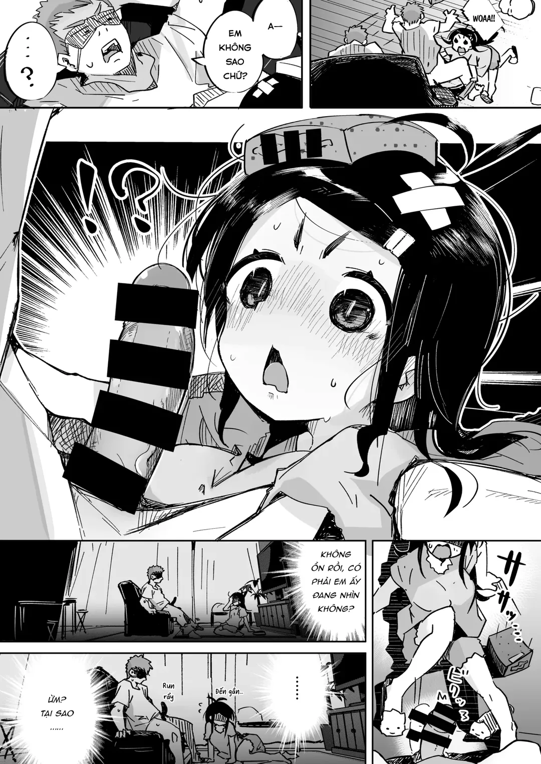 HentaiVN.net - Ảnh 25 - Không thể cưỡng lại sự cám dỗ của em gái - Oneshot