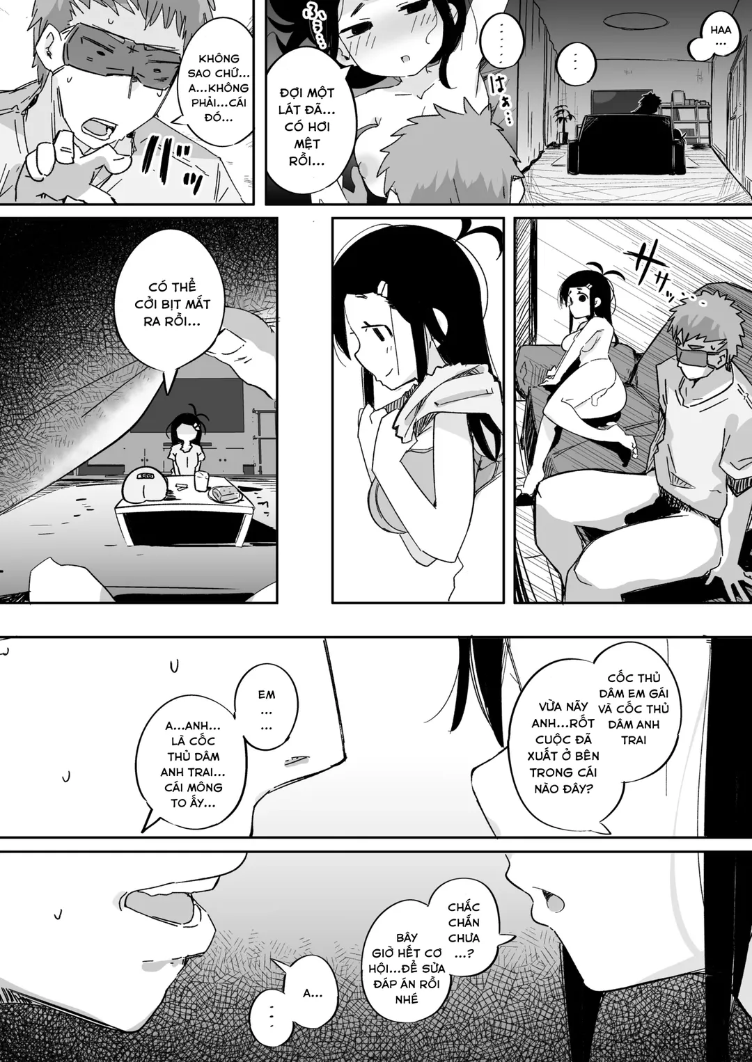 HentaiVN.net - Ảnh 47 - Không thể cưỡng lại sự cám dỗ của em gái - Oneshot
