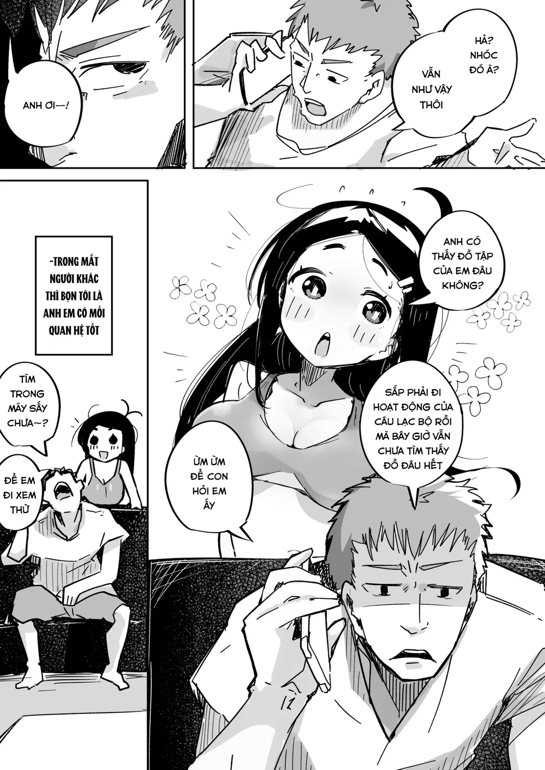 HentaiVN.net - Ảnh 5 - Không thể cưỡng lại sự cám dỗ của em gái - Oneshot