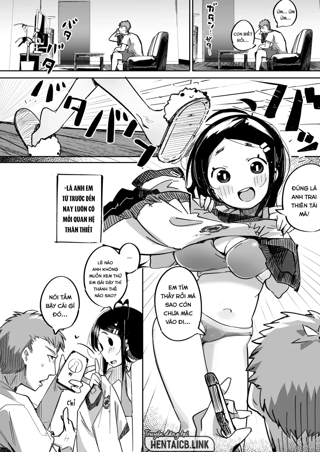HentaiVN.net - Ảnh 6 - Không thể cưỡng lại sự cám dỗ của em gái - Oneshot