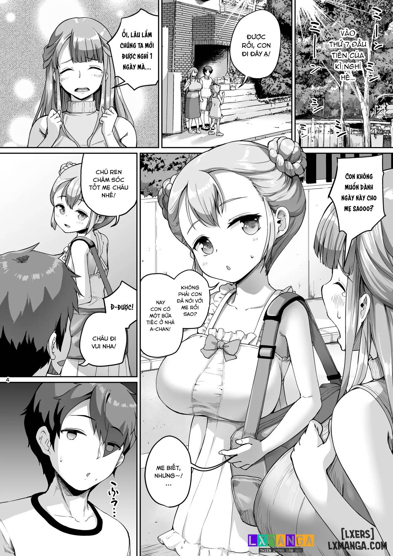 HentaiVN.net - Ảnh 3 - Cared For By A Busty Mother & Daughter - oneshot