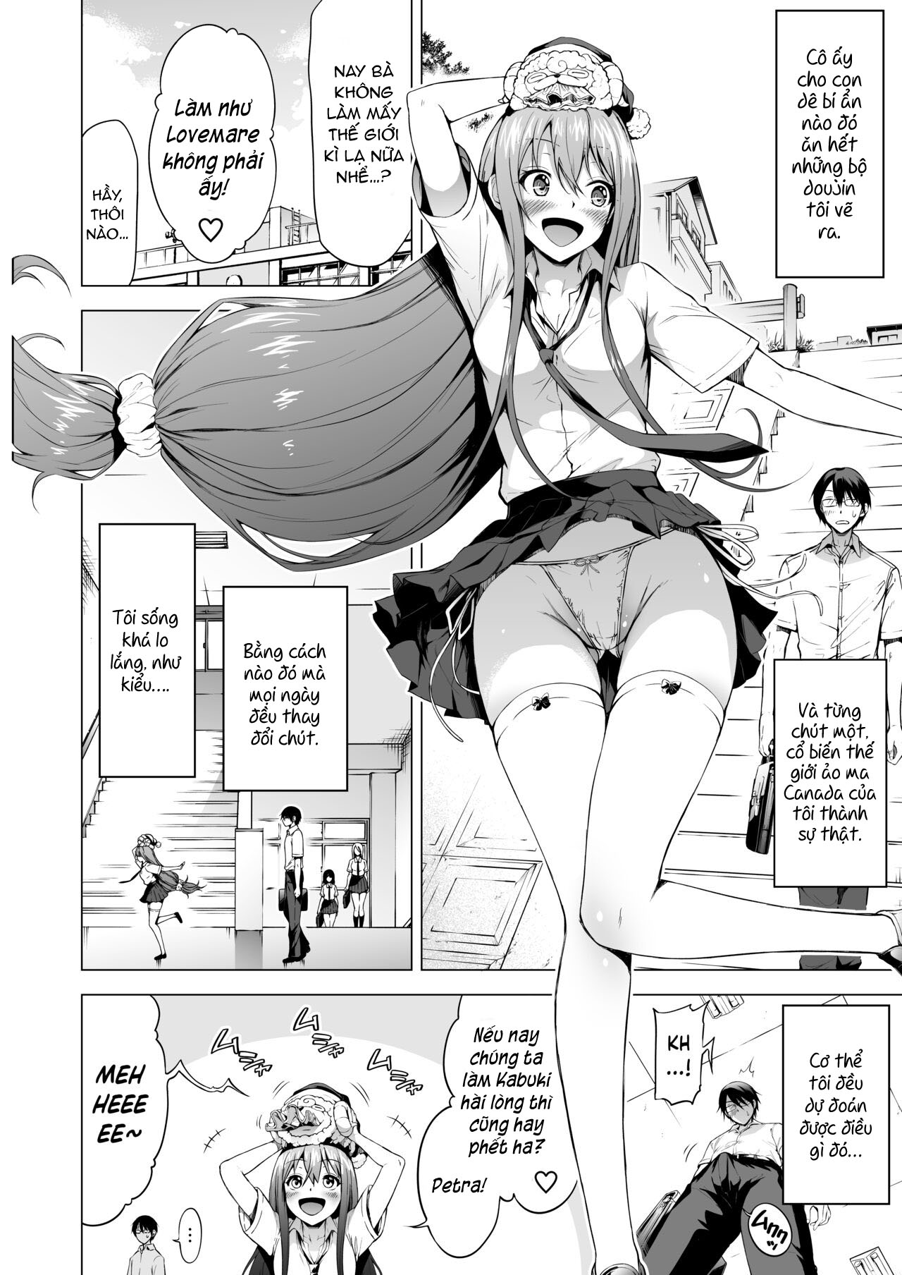 HentaiVN.net - Ảnh 4 - Lovemare Bangaihen 1 Butsukattara Nakadashi Shasei!! ~Lucky Sex no Sekai~ [Lovemare Sidestory 1 Accidental Creampies!! ~A World of Lucky Sex~] - Chap 1