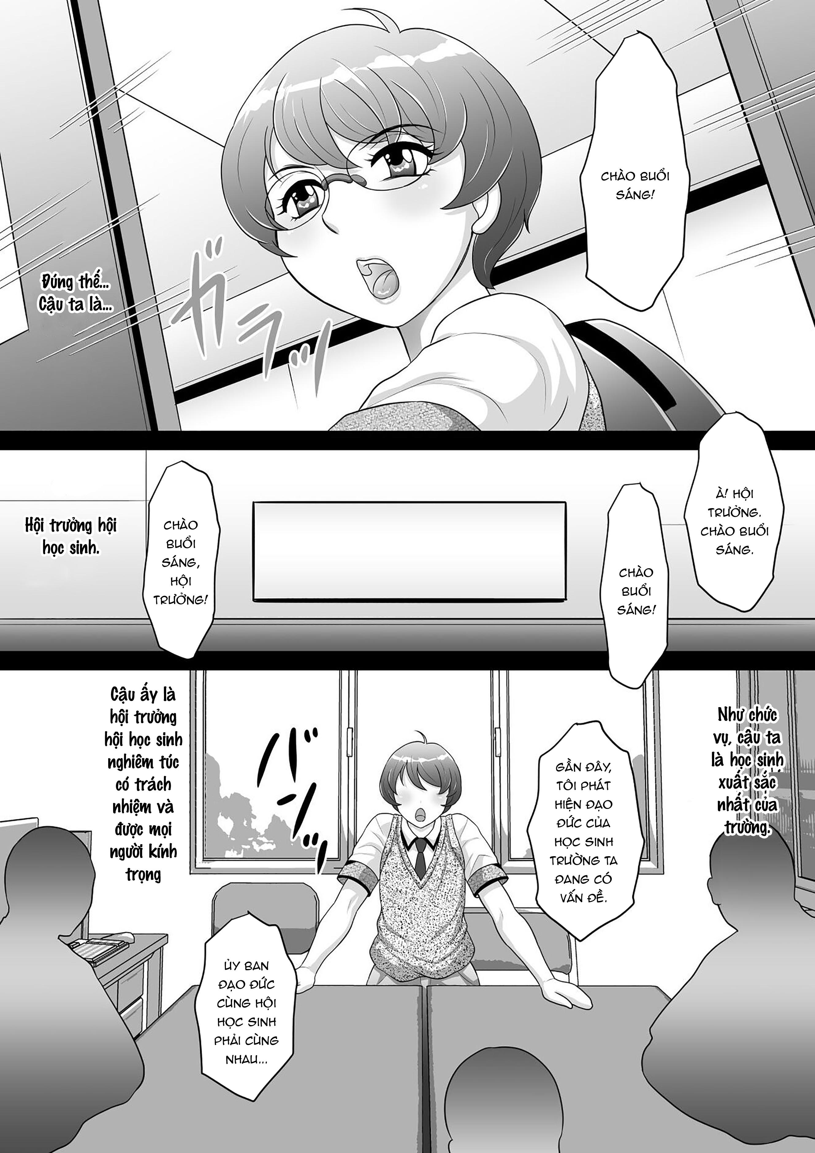 HentaiVN.net - Ảnh 3 - HỘI TRƯỞNG HỘI HỌC SINH SA NGÃ THÀNG ĐĨ - oneshot