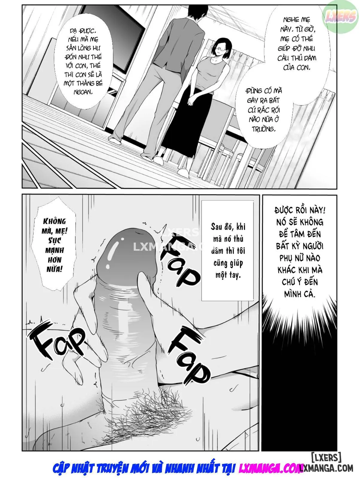 HentaiVN.net - Ảnh 17 - Mẹ Có Thể Phục Vụ Con - Oneshot