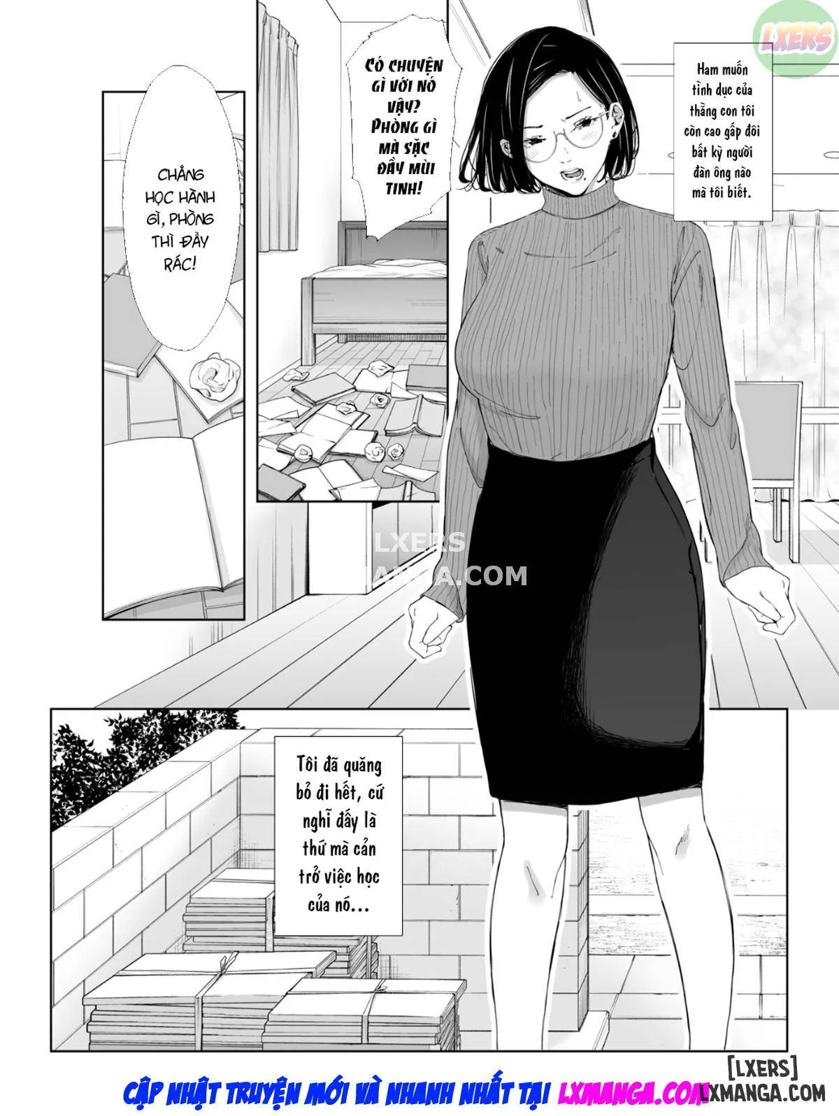 HentaiVN.net - Ảnh 5 - Mẹ Có Thể Phục Vụ Con - Oneshot