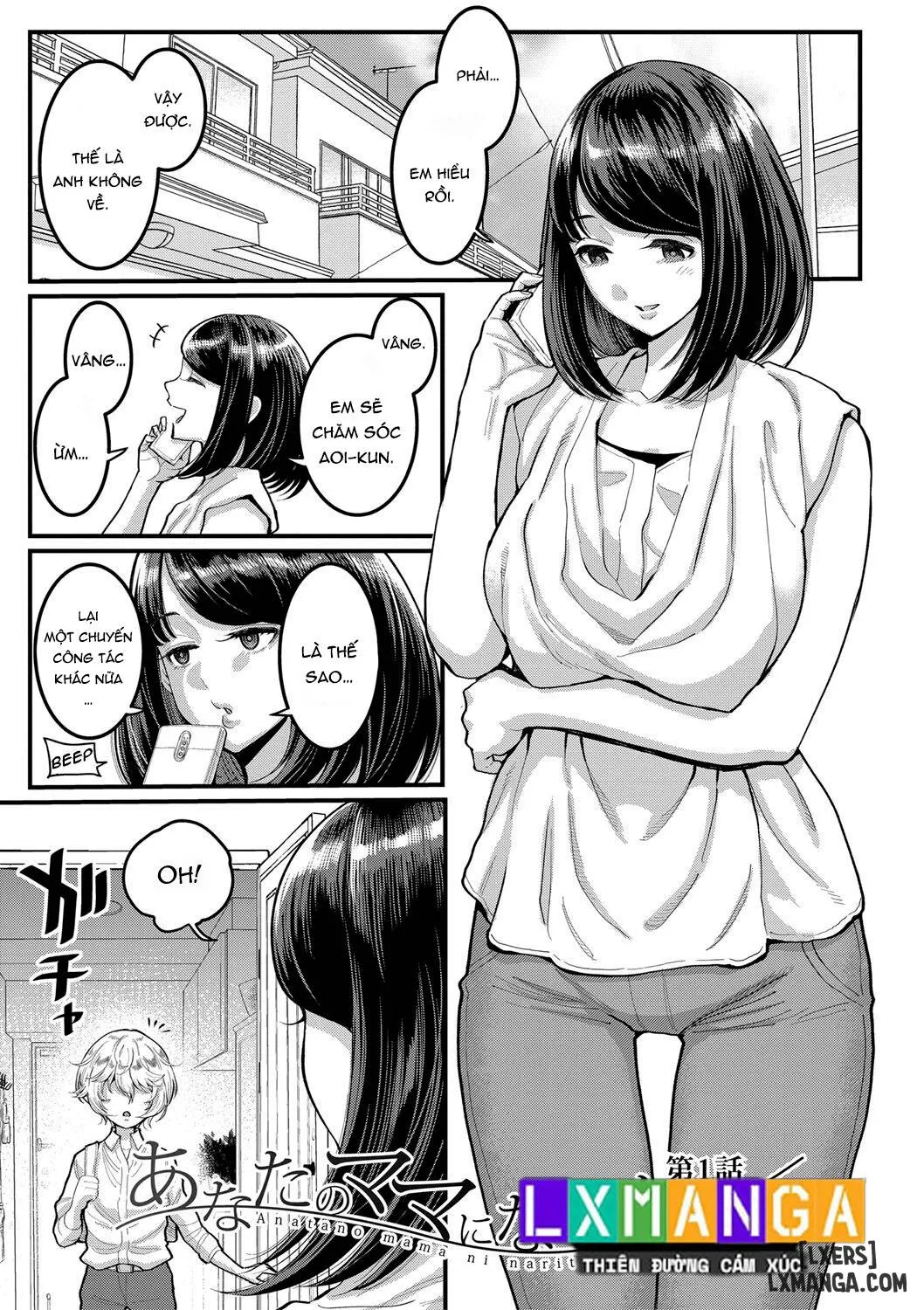 HentaiVN.net - Ảnh 3 - Anata no Mama ni Naritakute - I want to be your real mom - Chap 1