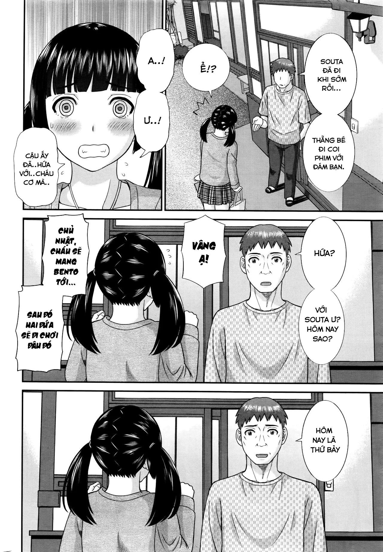 HentaiVN.net - Ảnh 7 - Megumi-san wa Musuko no Kanojo - Chap 1: Vô tình hay hữu ý