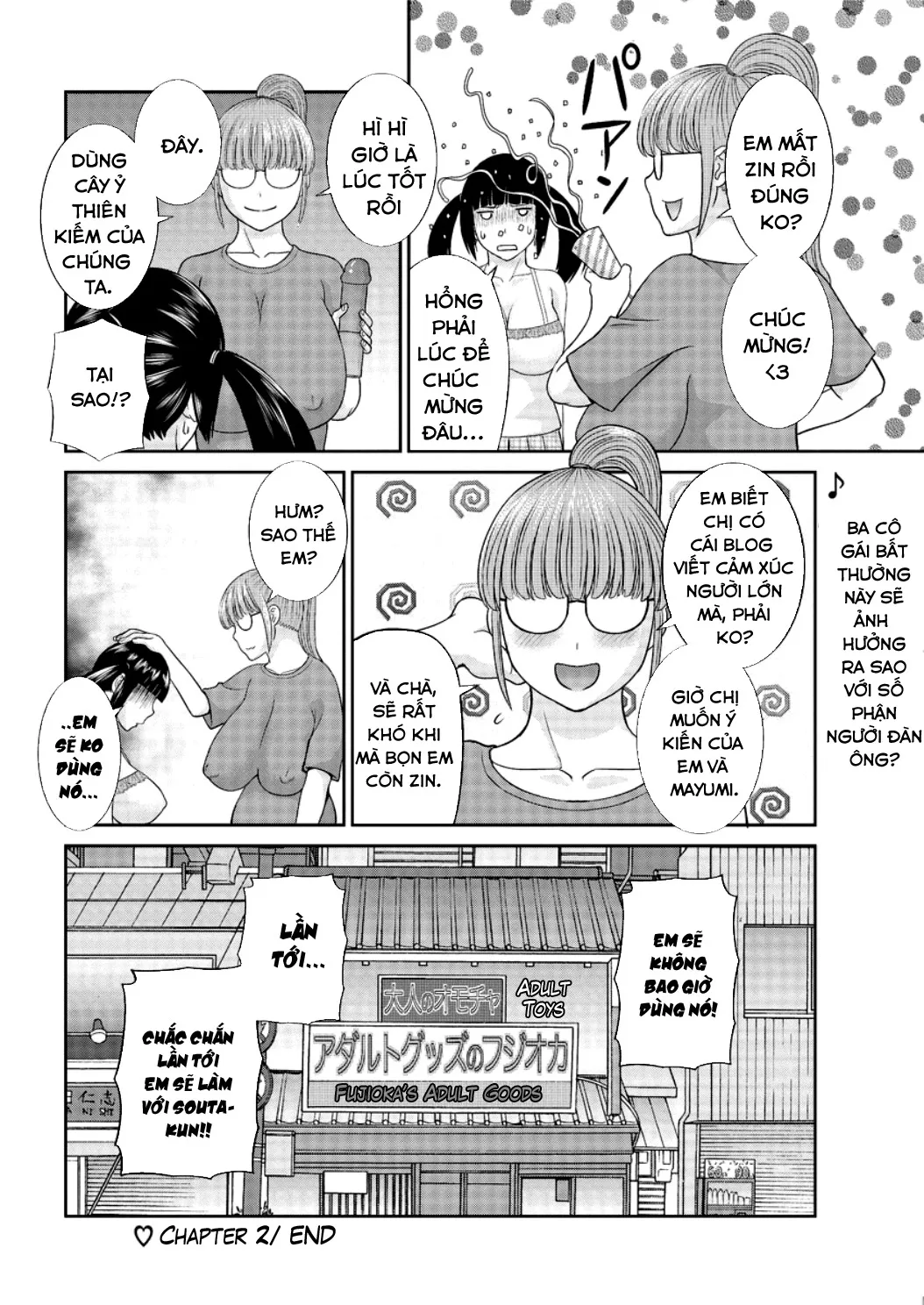 HentaiVN.net - Ảnh 19 - Megumi-san wa Musuko no Kanojo - Chap 2: Phệt em gái và chị cả xuất hiện
