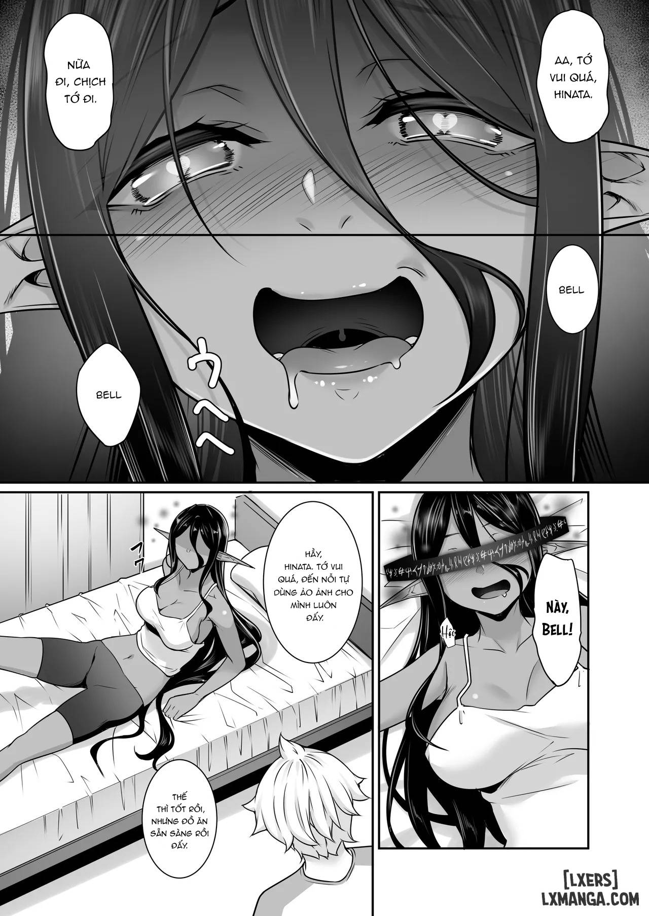 HentaiVN.net - Ảnh 31 - Nàng yêu tinh bóng tối si tình truy đuổi tôi từ thế giới khác 5 - Oneshot