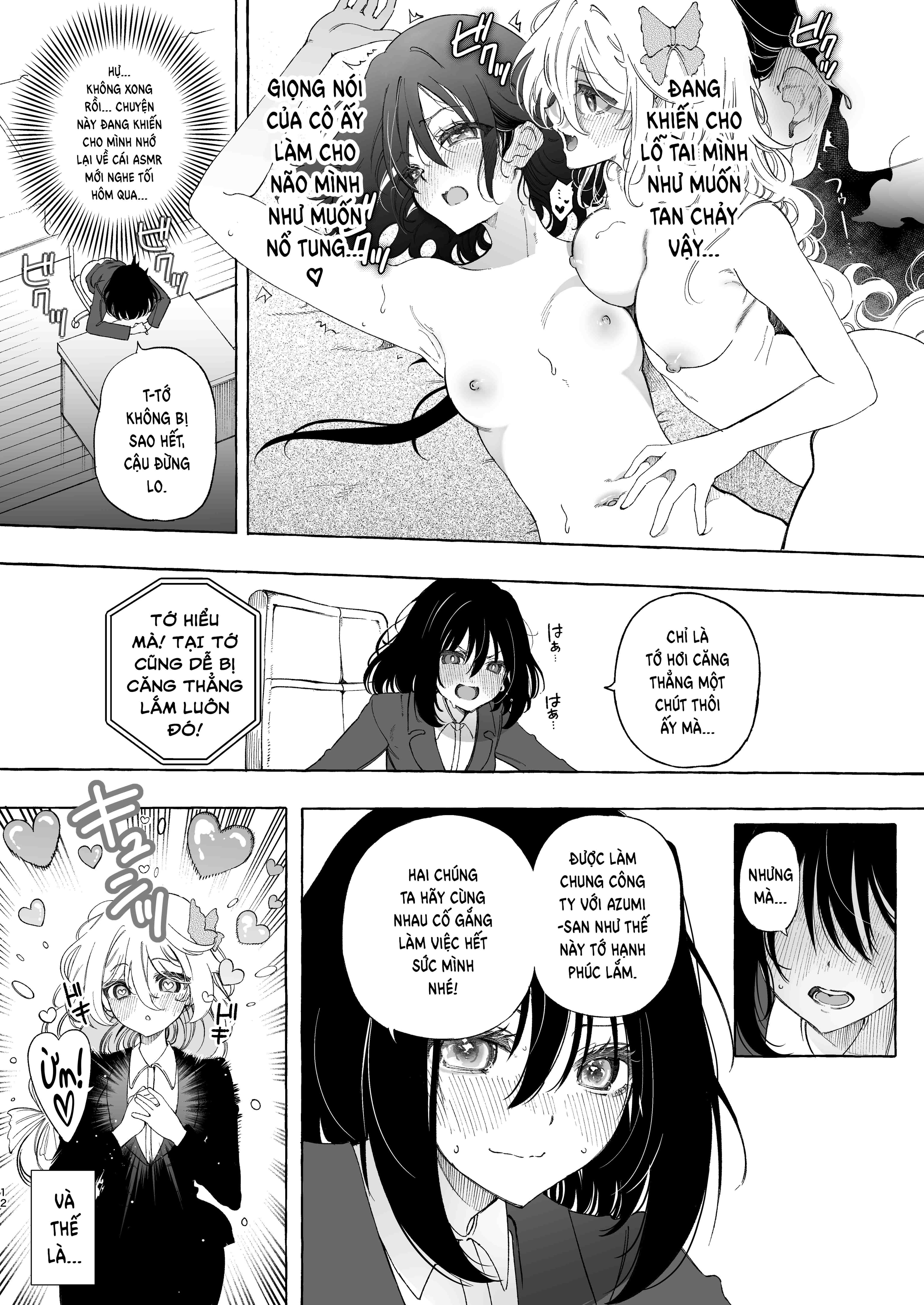 HentaiVN.net - Ảnh 10 - Yêu Đồng nghiệp bằng Tai - Oneshot
