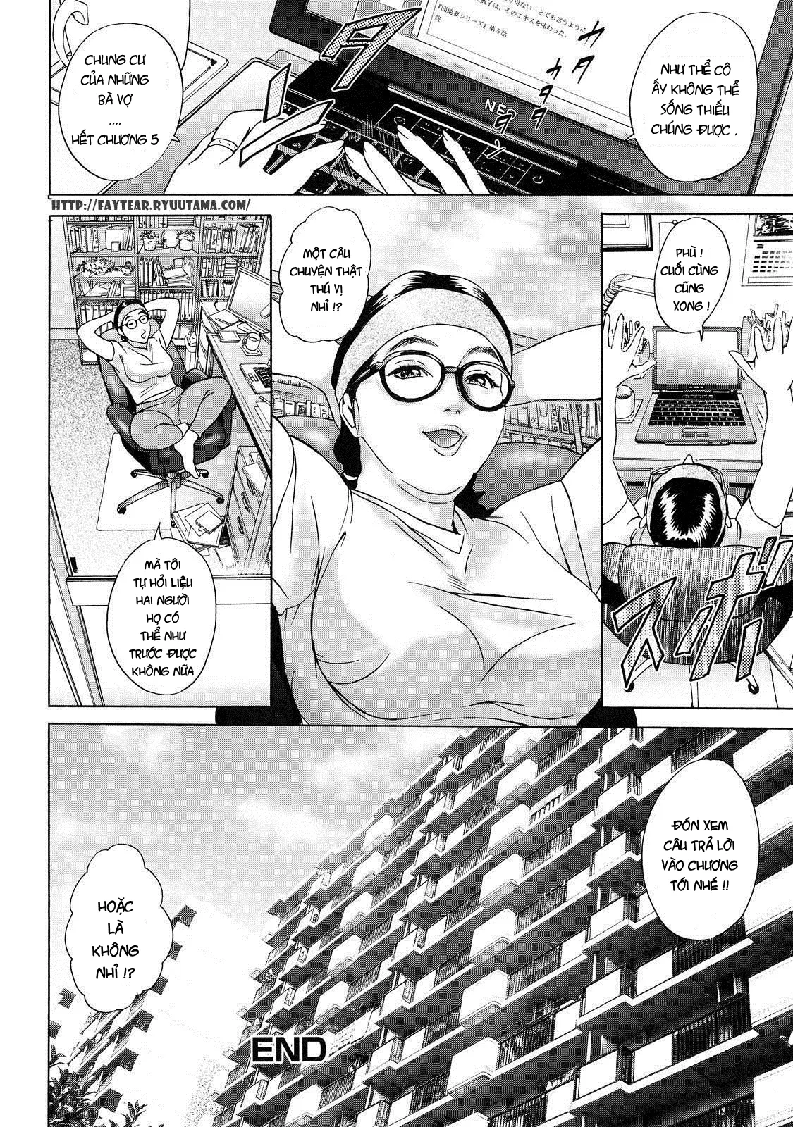 HentaiVN.net - Ảnh 22 - Chung cư của những bà vợ [CHO DANCHIZUMA KEIKO] - Chap 1