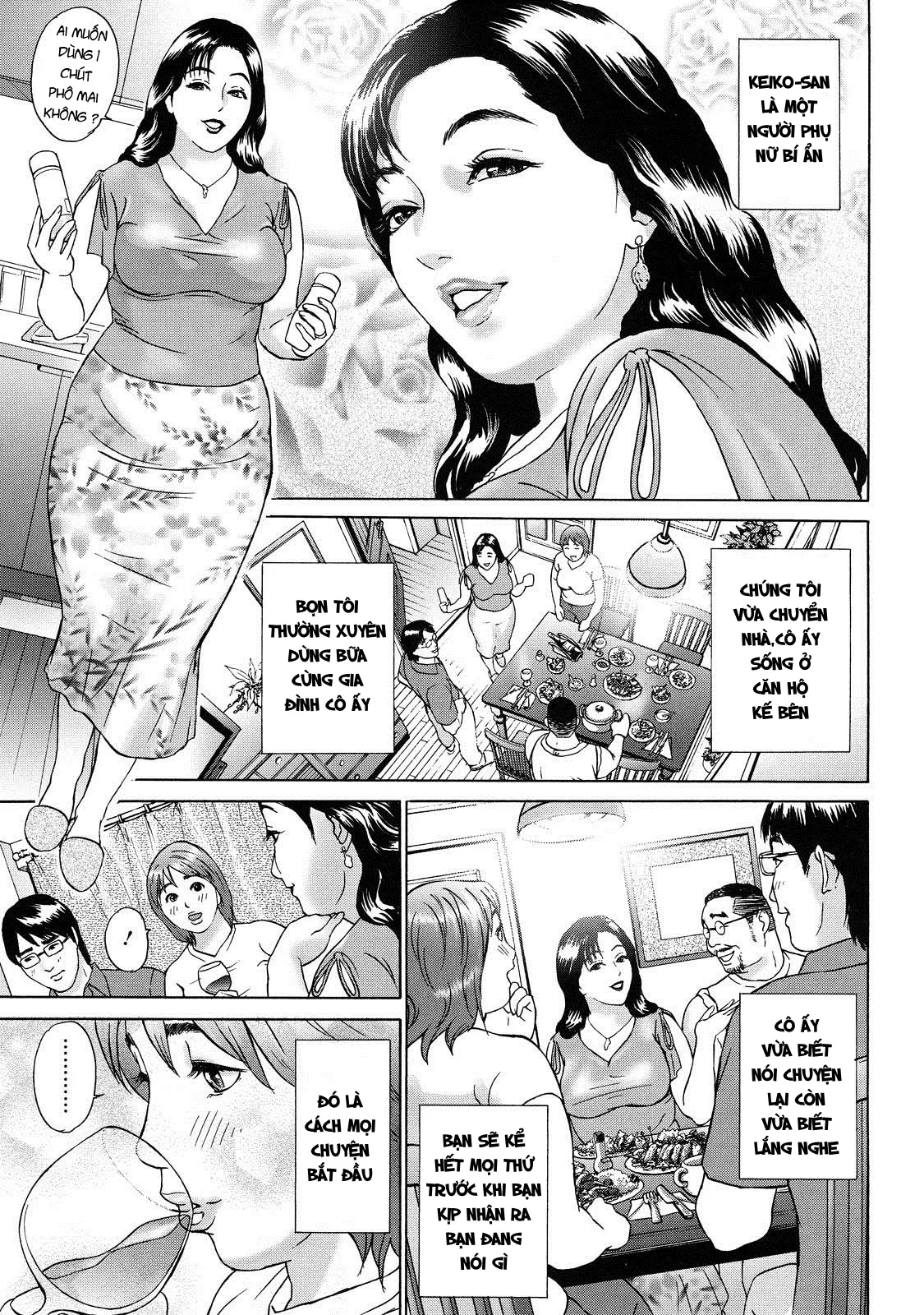 HentaiVN.net - Ảnh 3 - Chung cư của những bà vợ [CHO DANCHIZUMA KEIKO] - Chap 1