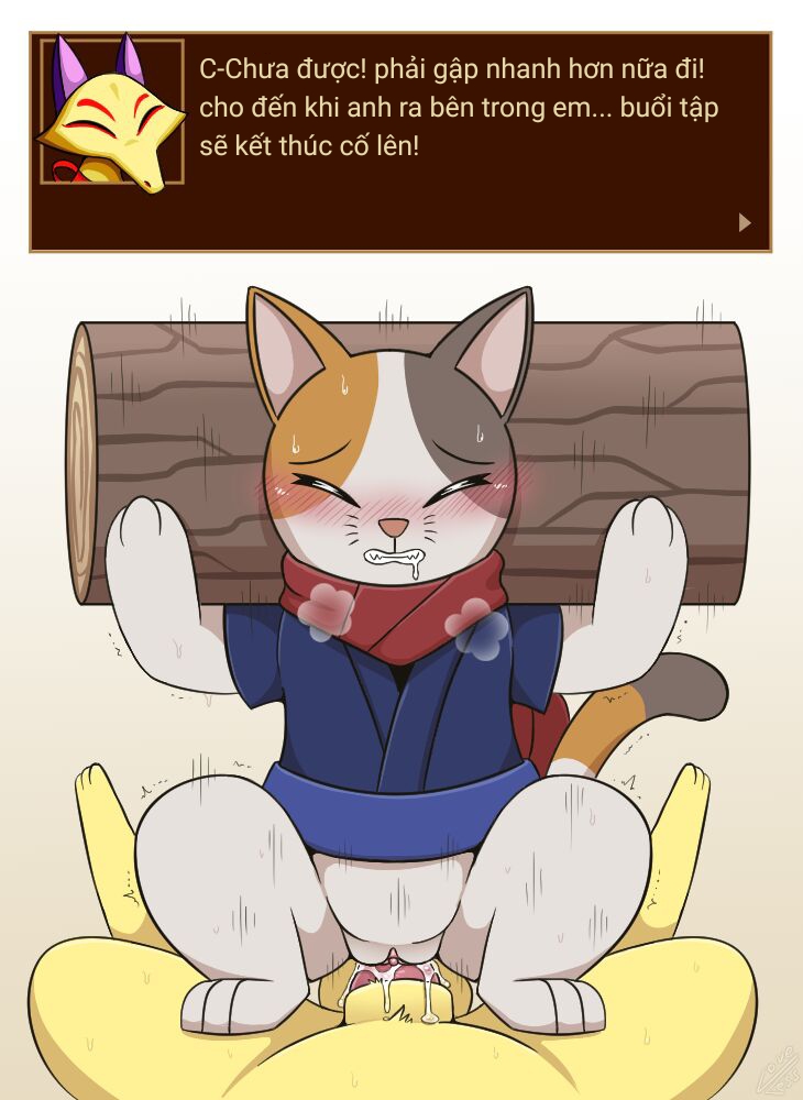 HentaiVN.net - Ảnh 3 - Một buổi tập bình thường của hai thầy trò:)) - Tế lucky