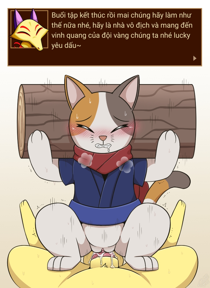 HentaiVN.net - Ảnh 5 - Một buổi tập bình thường của hai thầy trò:)) - Tế lucky