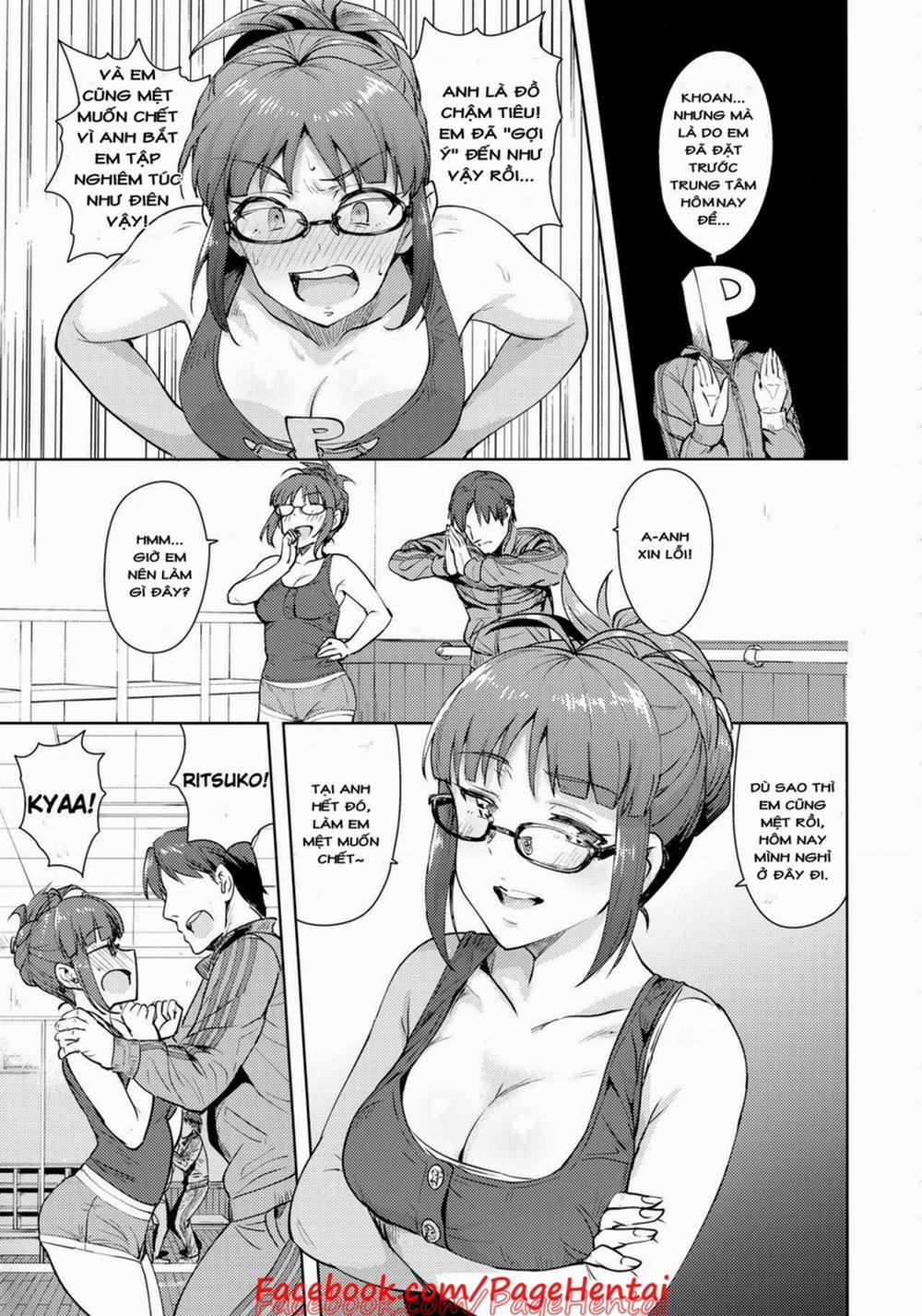 HentaiVN.net - Ảnh 5 - Stretching with Ritsuko (The Idolmaster) [Ritsuko to Stretch!] - Oneshot