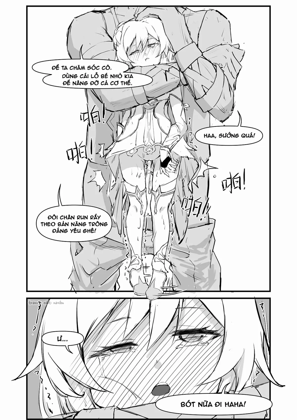HentaiVN.net - Ảnh 12 - Paimon, tua nhanh thời gian lên! [派蒙啊，加速时间吧！] - Oneshot