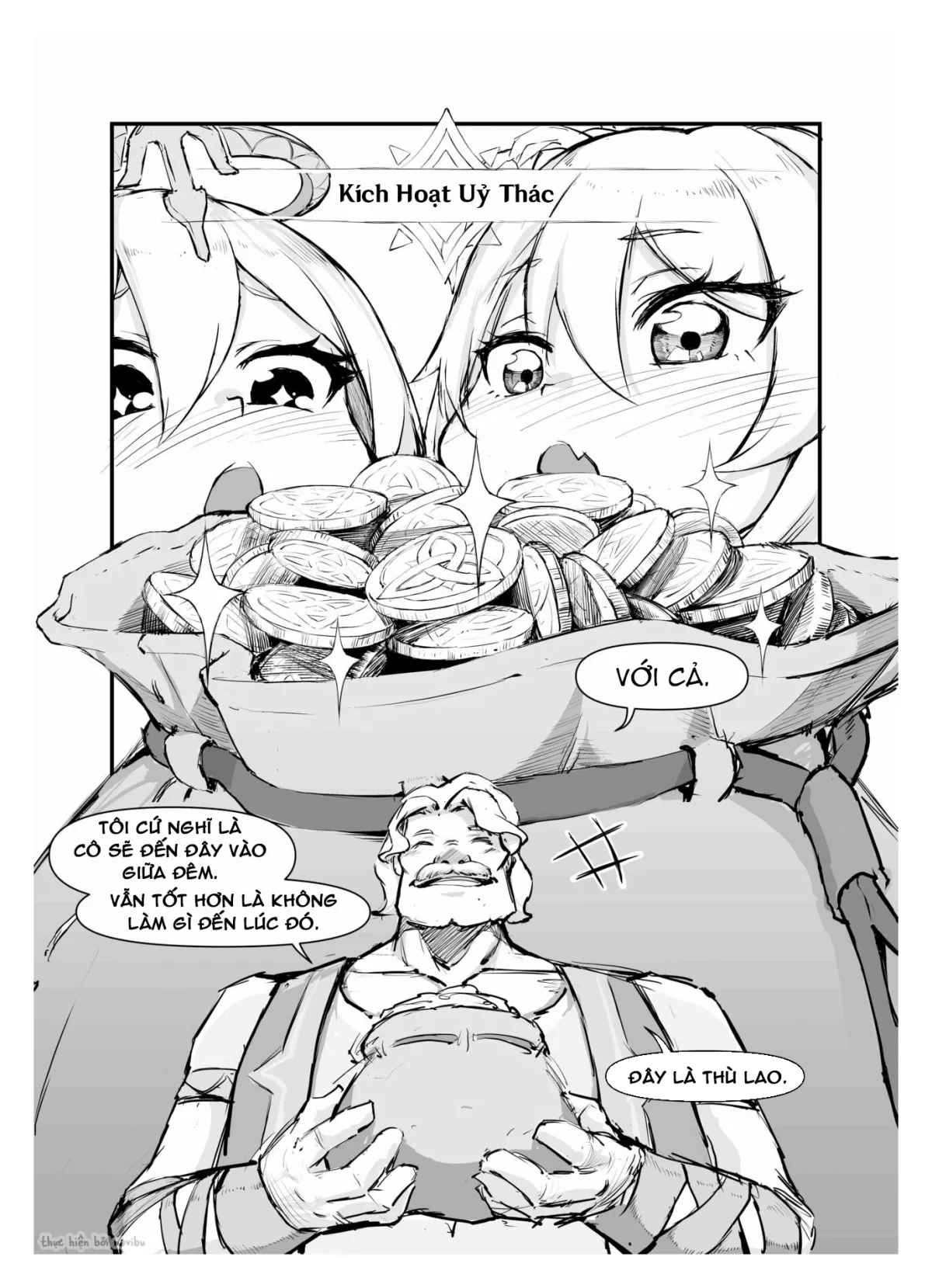 HentaiVN.net - Ảnh 5 - Paimon, tua nhanh thời gian lên! [派蒙啊，加速时间吧！] - Oneshot