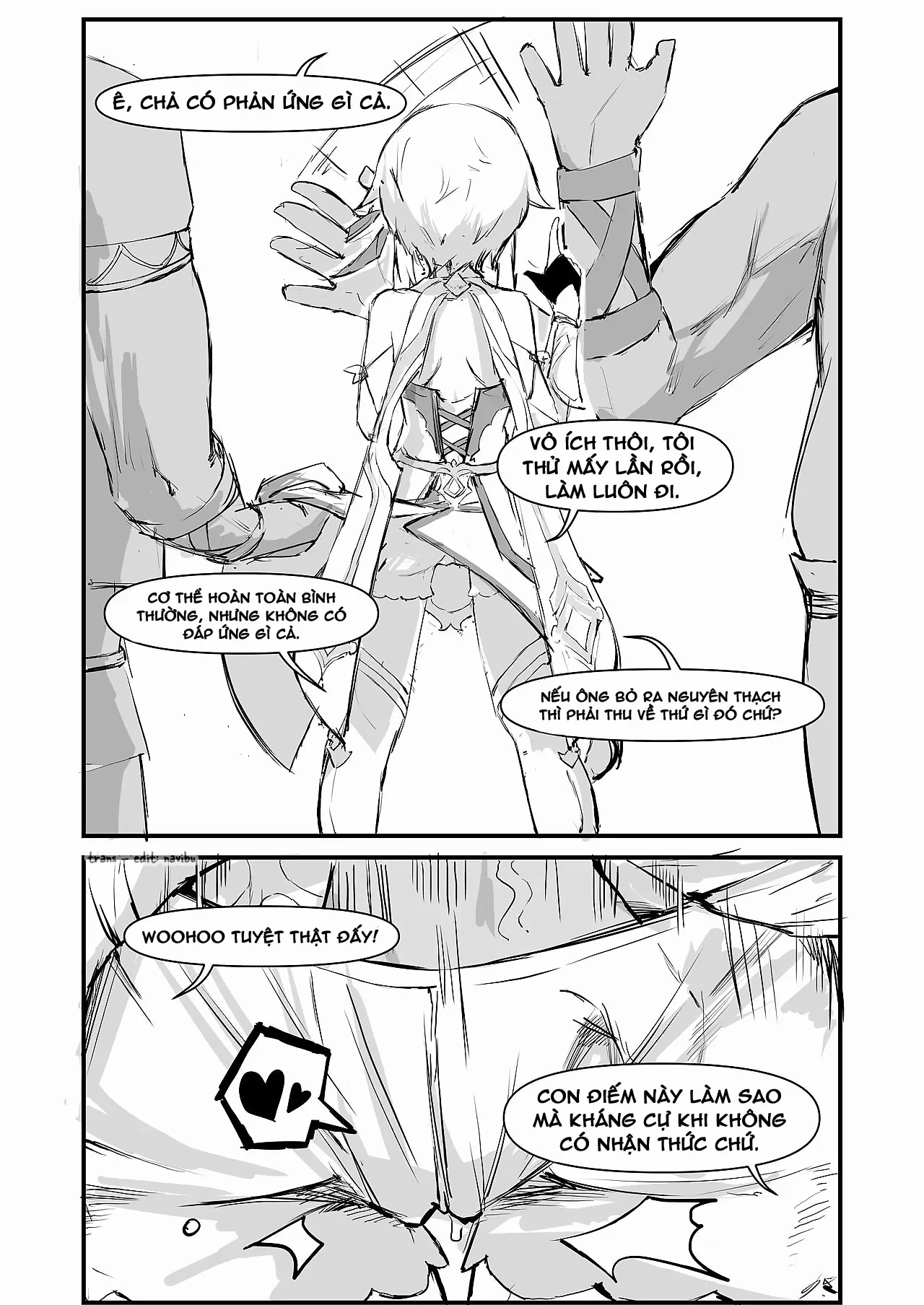 HentaiVN.net - Ảnh 10 - Paimon, tua nhanh thời gian lên! [派蒙啊，加速时间吧！] - 1 bắn... à nhầm, 1 roll