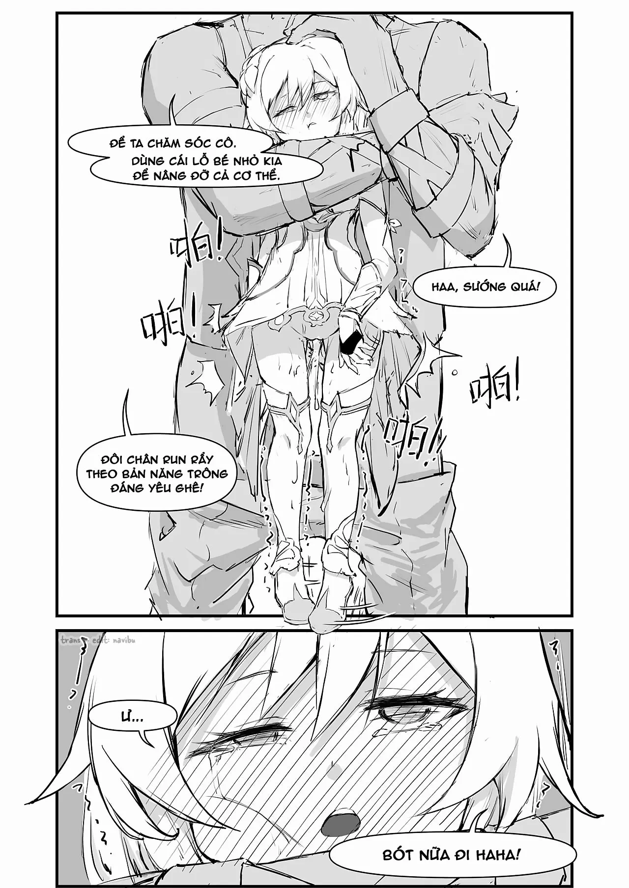 HentaiVN.net - Ảnh 12 - Paimon, tua nhanh thời gian lên! [派蒙啊，加速时间吧！] - 1 bắn... à nhầm, 1 roll