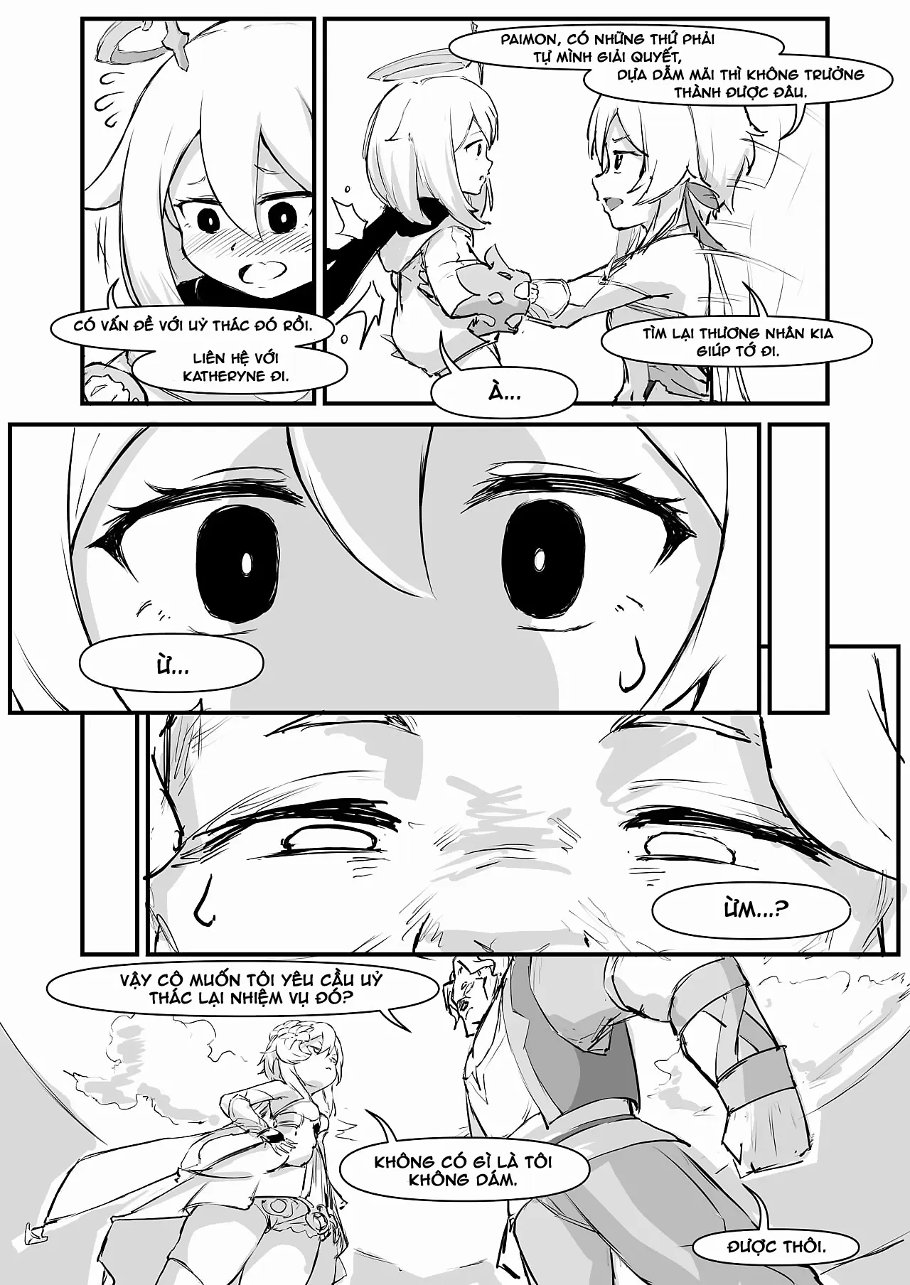 HentaiVN.net - Ảnh 18 - Paimon, tua nhanh thời gian lên! [派蒙啊，加速时间吧！] - 1 bắn... à nhầm, 1 roll