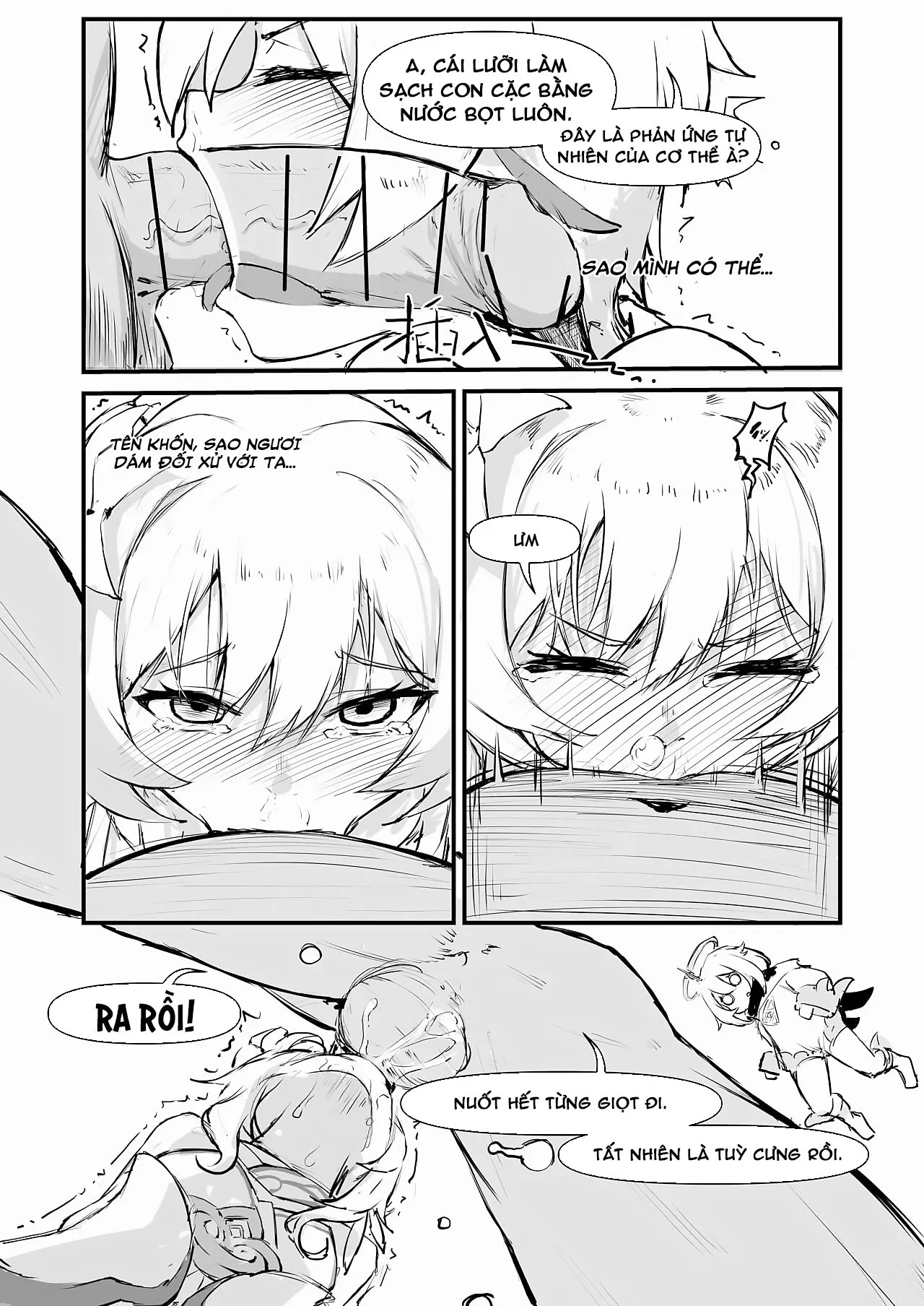 HentaiVN.net - Ảnh 21 - Paimon, tua nhanh thời gian lên! [派蒙啊，加速时间吧！] - 1 bắn... à nhầm, 1 roll