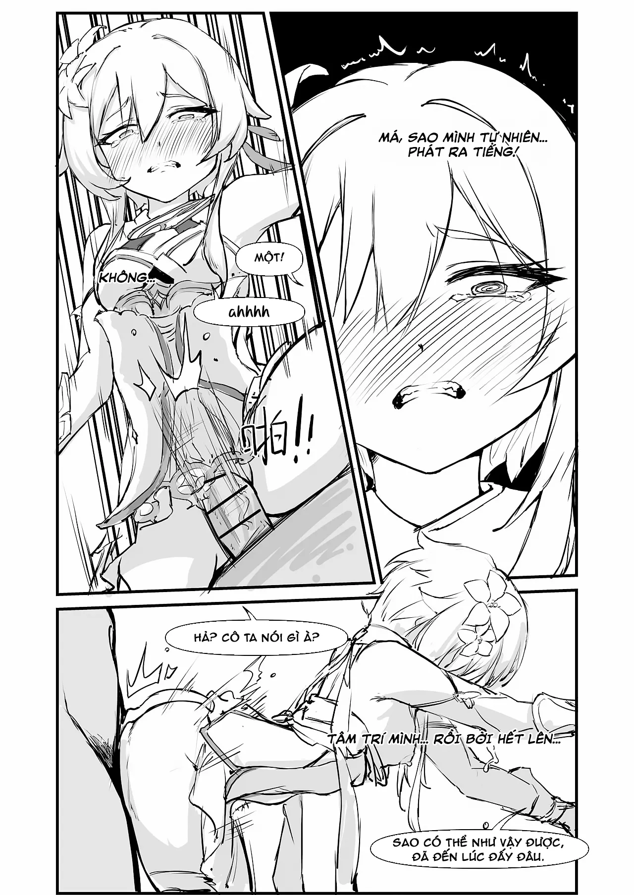 HentaiVN.net - Ảnh 23 - Paimon, tua nhanh thời gian lên! [派蒙啊，加速时间吧！] - 1 bắn... à nhầm, 1 roll