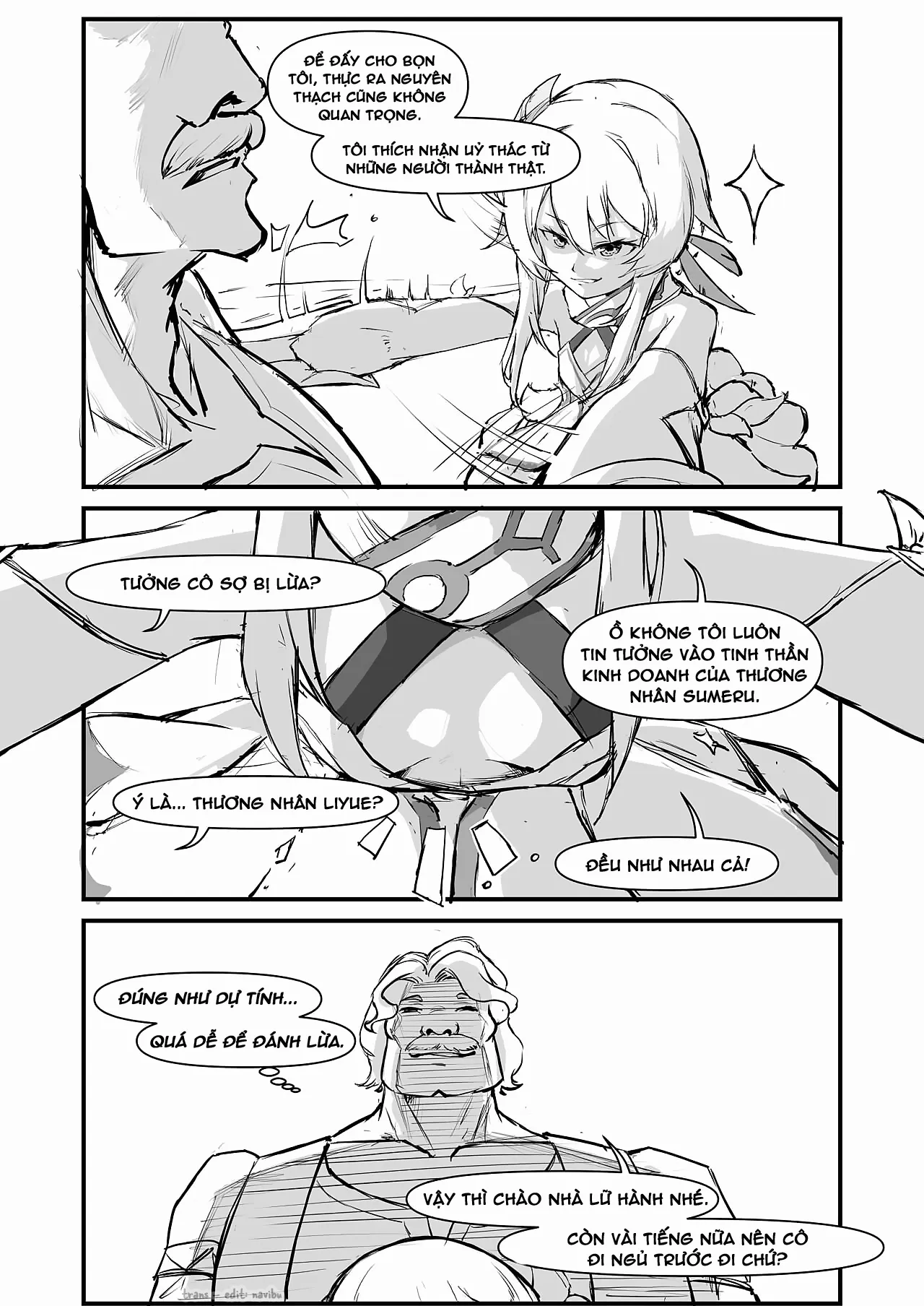 HentaiVN.net - Ảnh 7 - Paimon, tua nhanh thời gian lên! [派蒙啊，加速时间吧！] - 1 bắn... à nhầm, 1 roll