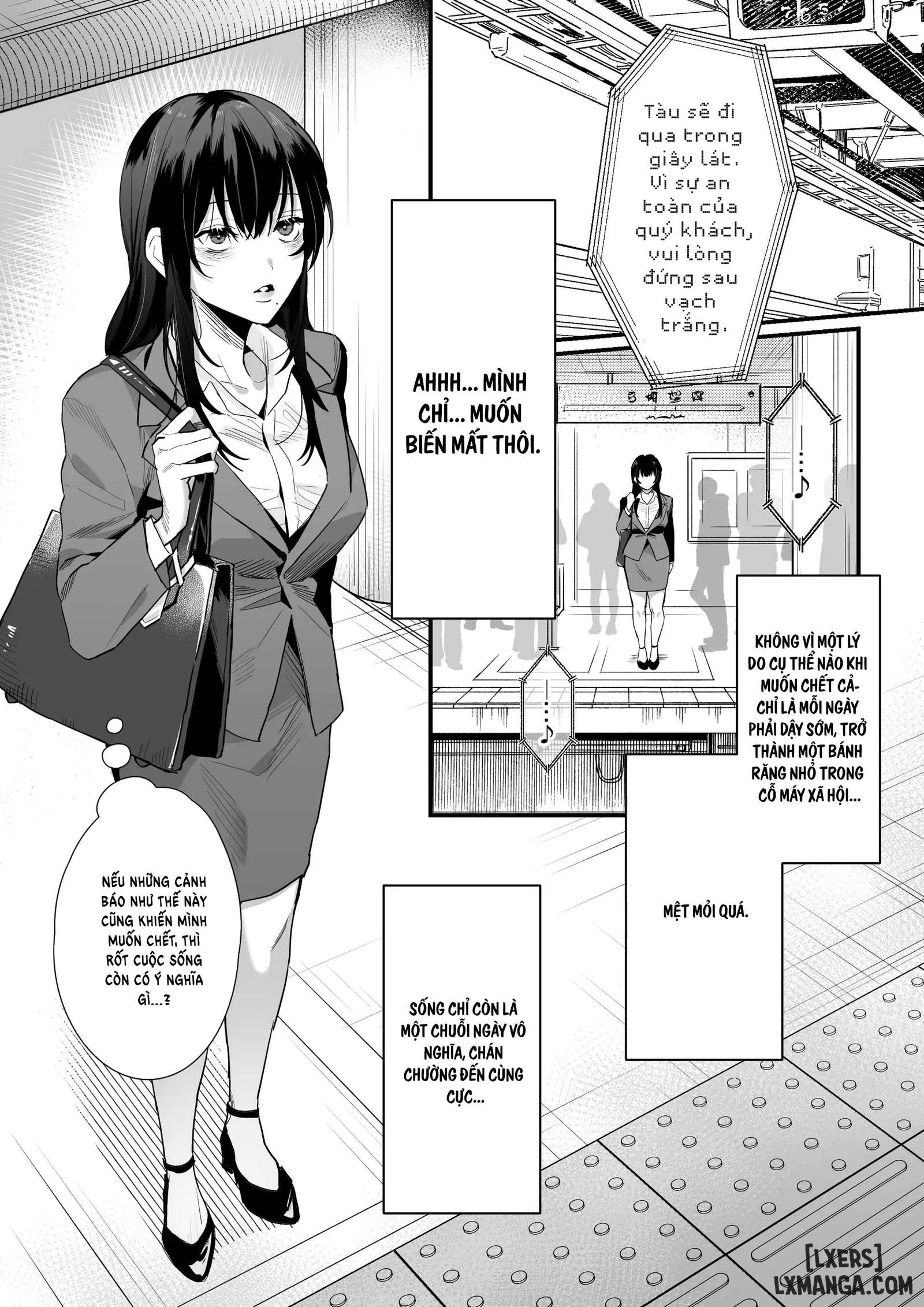 HentaiVN.net - Ảnh 4 - Chika-chan Hôm Nay Cũng Muốn Chết~ Cuộc Sống Chung Của Một Anh Chàng Phát Thanh Viên Và Một Cô Nhân Viên Văn Phòng Muốn Tự Tử - chap 1
