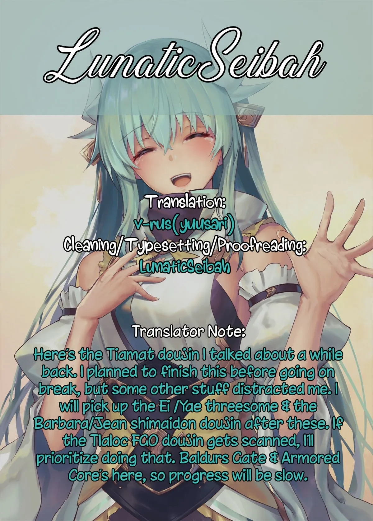 HentaiVN.net - Ảnh 21 - Tiamat no Bosei Ai (Fate/Grand Order) [Tiamat's Motherly Affection] - Oneshot