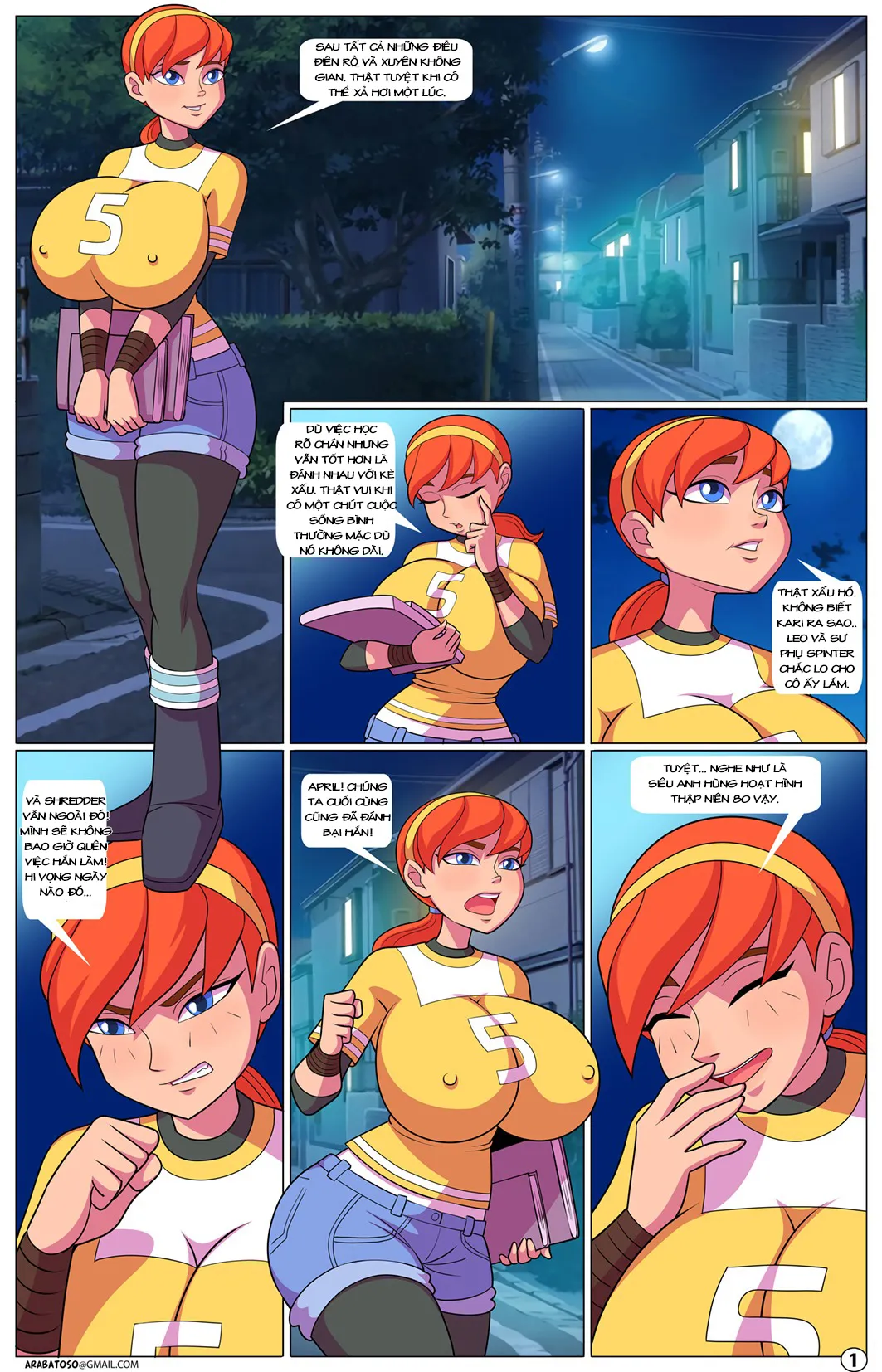 HentaiVN.net - Ảnh 3 - Multiverse Hypno Harem - Chương 2: April ONeil từ Teenage Mutant Ninja Turtles