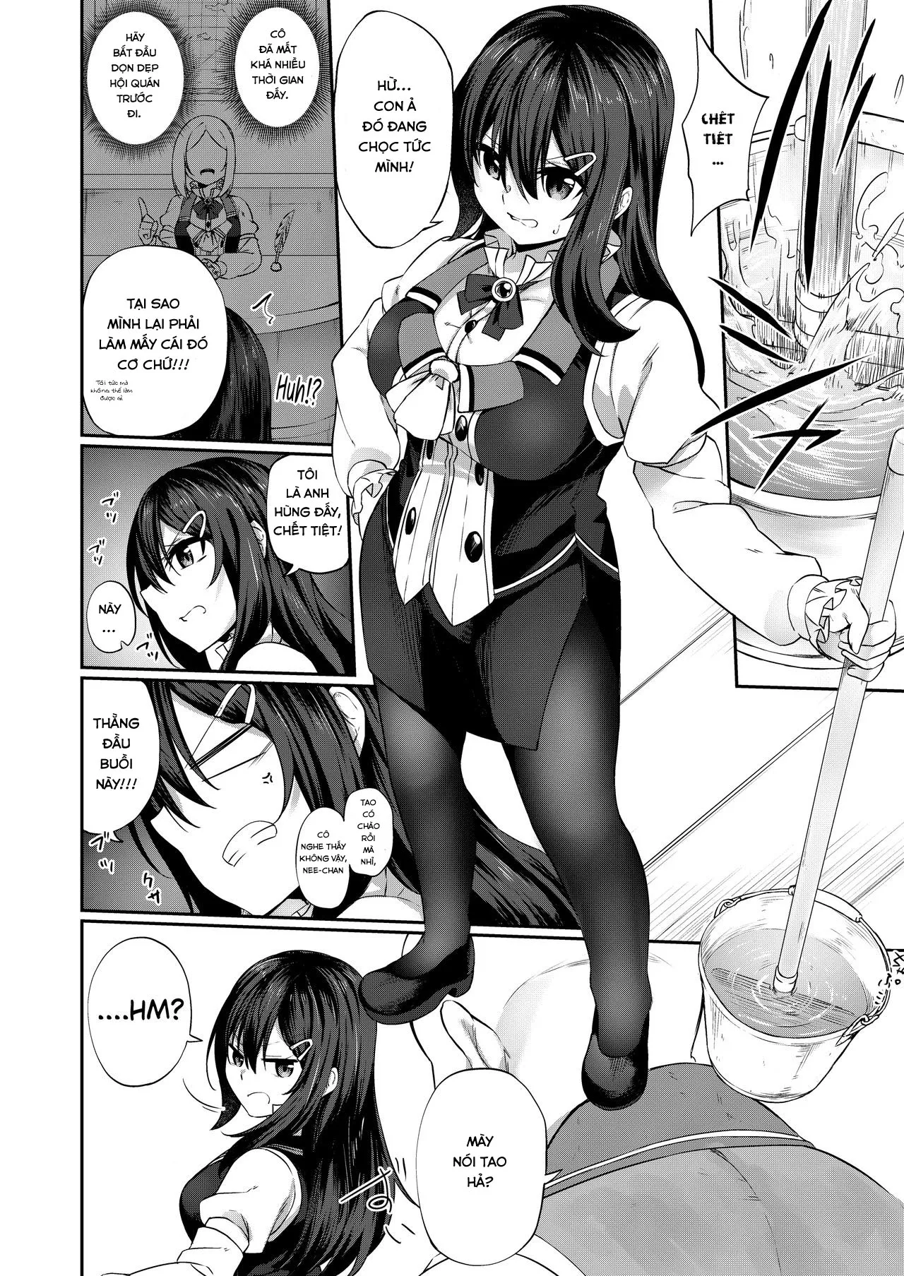 HentaiVN.net - Ảnh 10 - Ranbou Yuusha ga Bouken-sha Gild no Uketsuke jou ni Natte Shiawase ni Naru Hanashi [Ranbou Yuusha ga Bouken-sha Gild no Uketsuke jou ni Natte Shiawase ni Naru Hanashi] - Chap 1