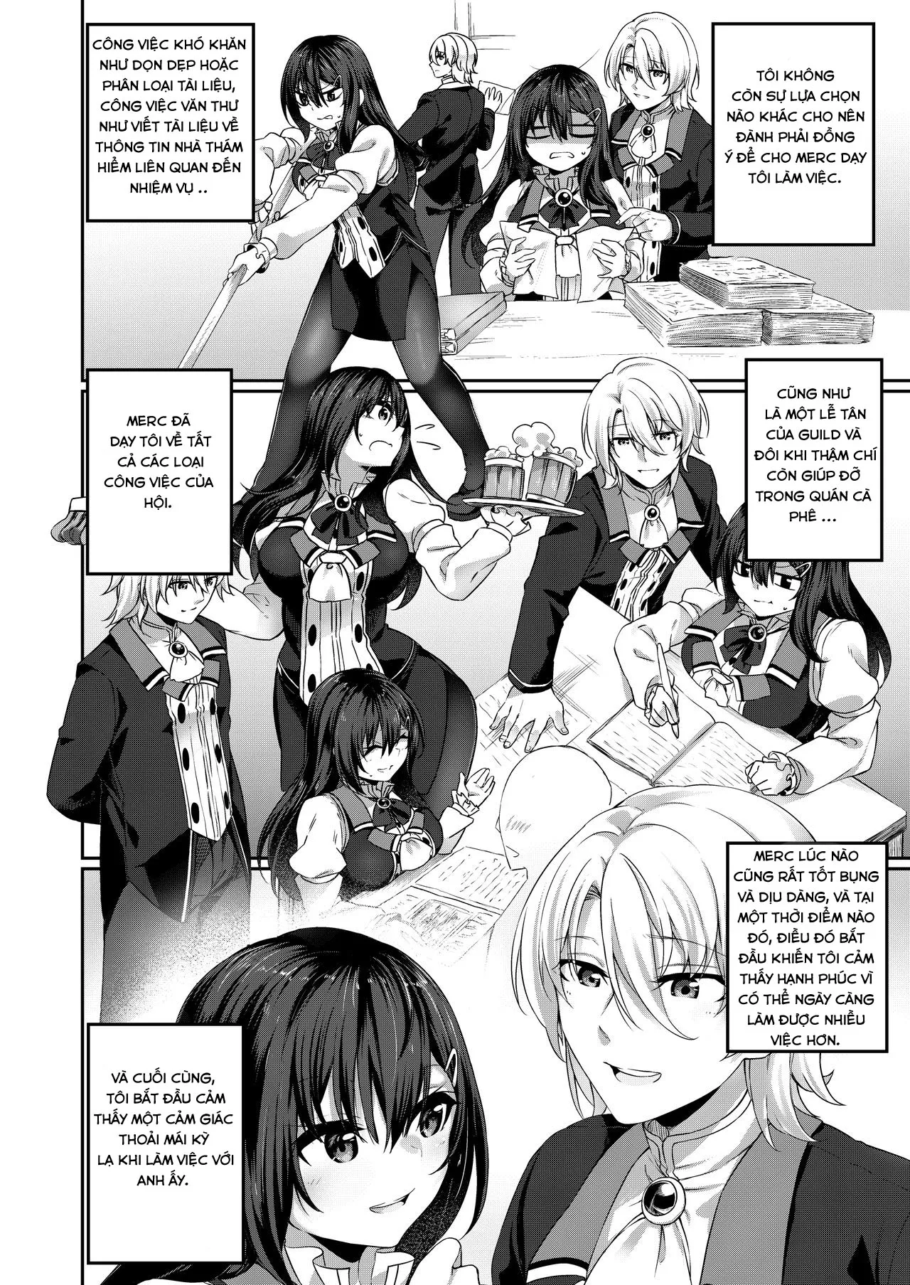 HentaiVN.net - Ảnh 14 - Ranbou Yuusha ga Bouken-sha Gild no Uketsuke jou ni Natte Shiawase ni Naru Hanashi [Ranbou Yuusha ga Bouken-sha Gild no Uketsuke jou ni Natte Shiawase ni Naru Hanashi] - Chap 1