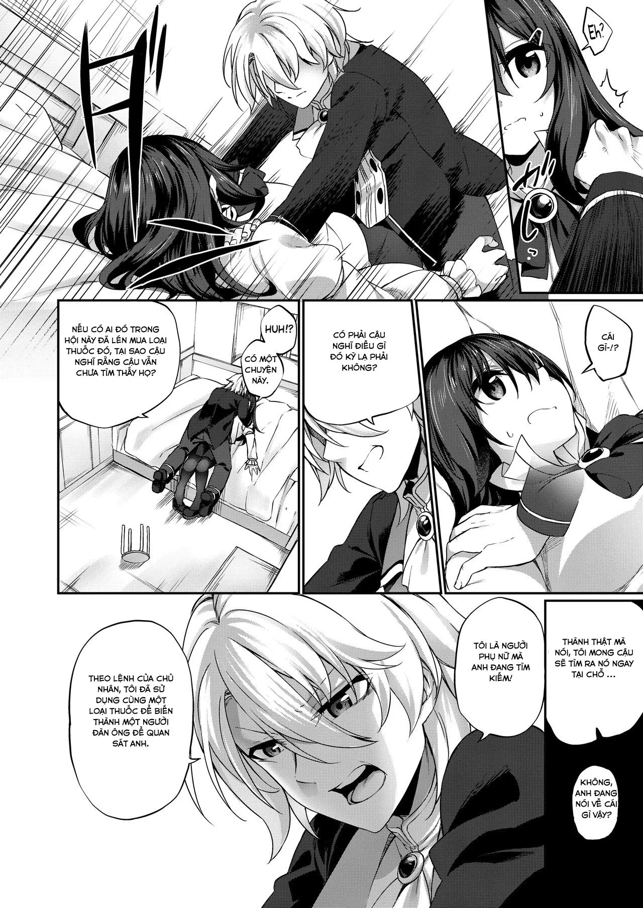 HentaiVN.net - Ảnh 16 - Ranbou Yuusha ga Bouken-sha Gild no Uketsuke jou ni Natte Shiawase ni Naru Hanashi [Ranbou Yuusha ga Bouken-sha Gild no Uketsuke jou ni Natte Shiawase ni Naru Hanashi] - Chap 1