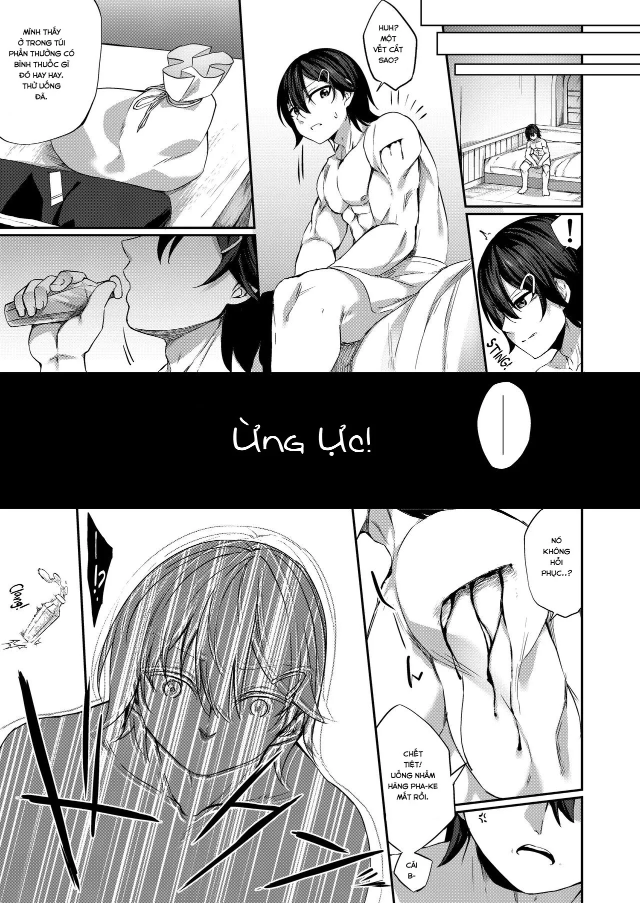 HentaiVN.net - Ảnh 5 - Ranbou Yuusha ga Bouken-sha Gild no Uketsuke jou ni Natte Shiawase ni Naru Hanashi [Ranbou Yuusha ga Bouken-sha Gild no Uketsuke jou ni Natte Shiawase ni Naru Hanashi] - Chap 1