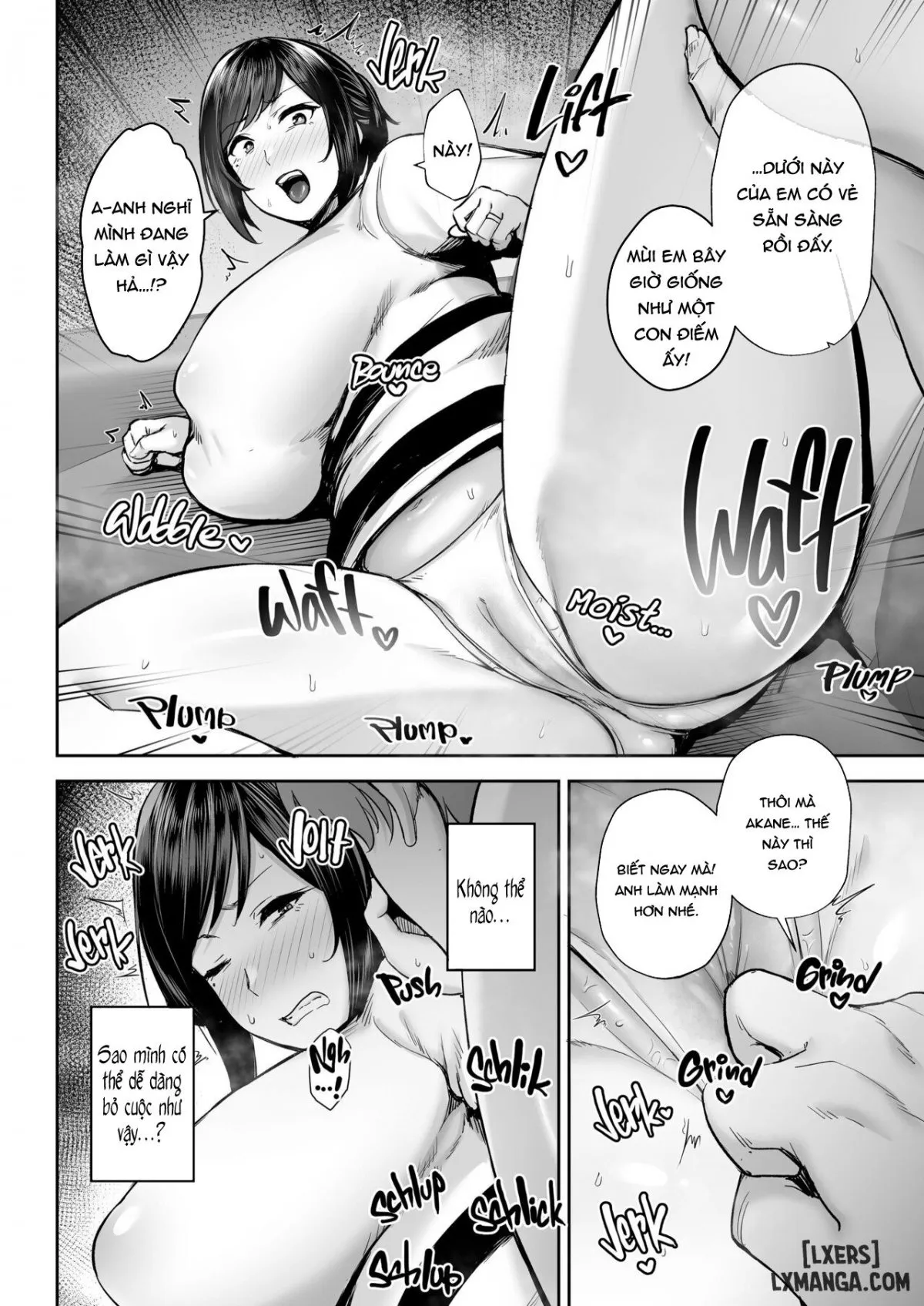 HentaiVN.net - Ảnh 12 - Netorareta Bakunyuu Osananajimi Tsuma Akane -Mukashikkara Shinyuu (SeFri) to Yarimakuri Deshita lol - Oneshot