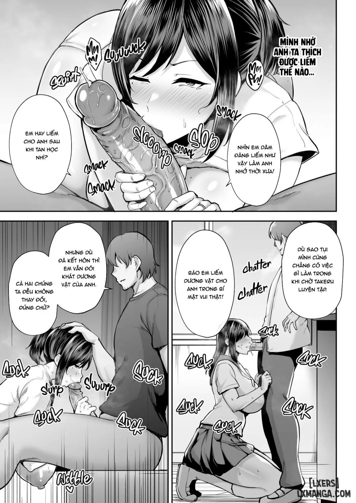 HentaiVN.net - Ảnh 23 - Netorareta Bakunyuu Osananajimi Tsuma Akane -Mukashikkara Shinyuu (SeFri) to Yarimakuri Deshita lol - Oneshot