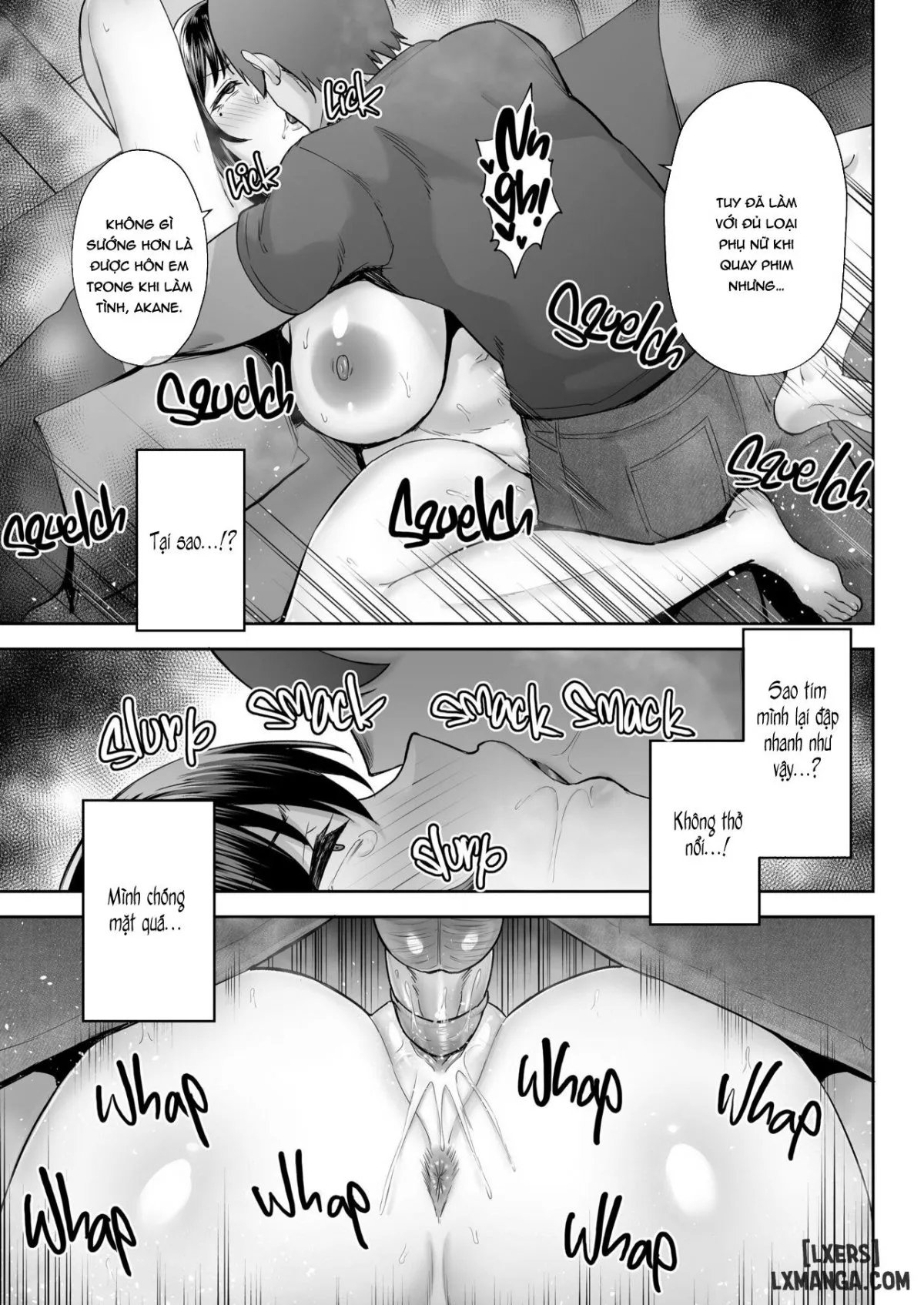HentaiVN.net - Ảnh 43 - Netorareta Bakunyuu Osananajimi Tsuma Akane -Mukashikkara Shinyuu (SeFri) to Yarimakuri Deshita lol - Oneshot