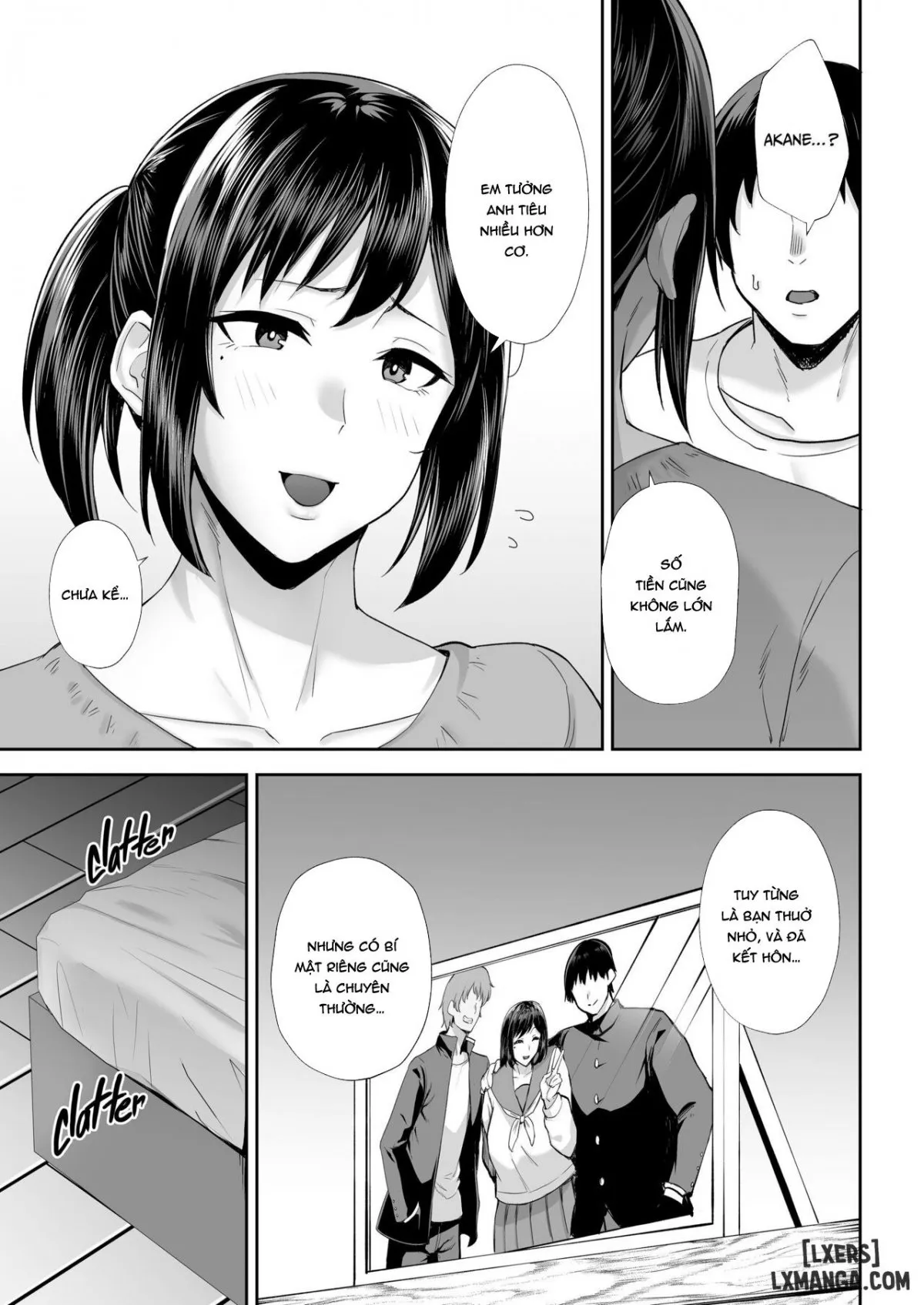 HentaiVN.net - Ảnh 49 - Netorareta Bakunyuu Osananajimi Tsuma Akane -Mukashikkara Shinyuu (SeFri) to Yarimakuri Deshita lol - Oneshot
