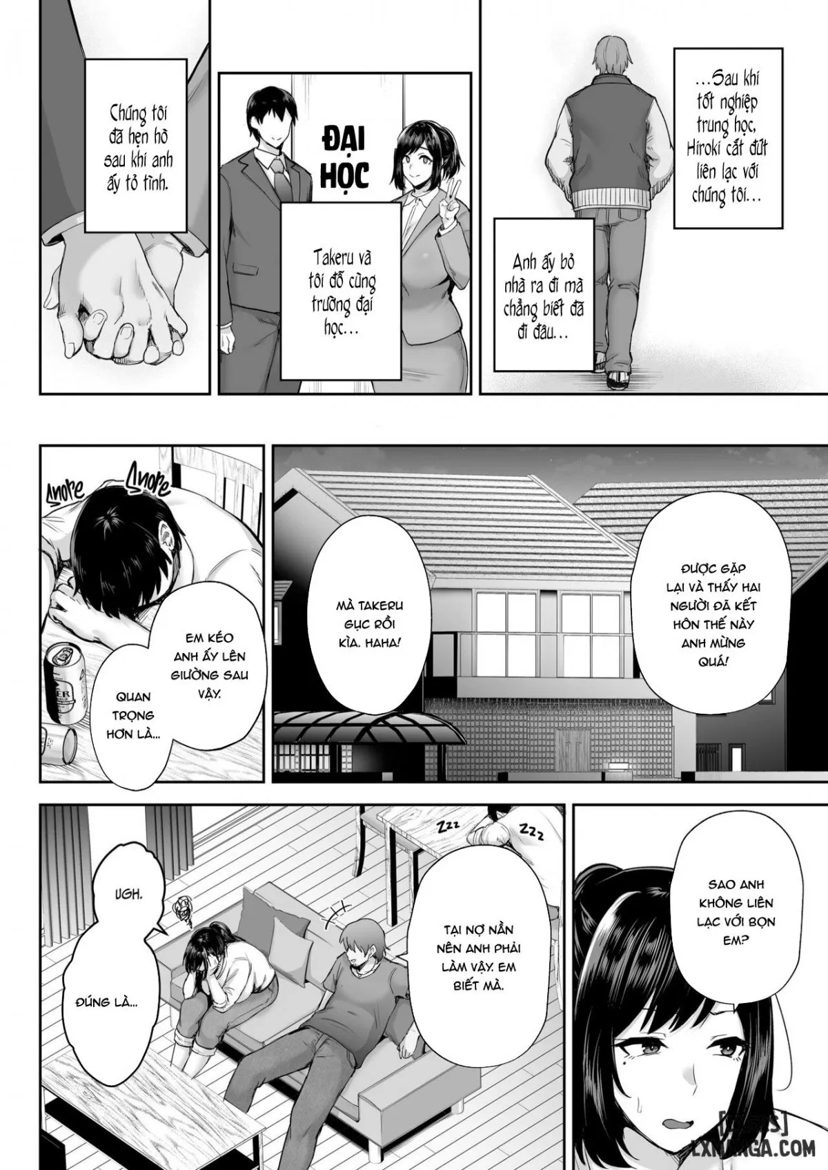 HentaiVN.net - Ảnh 6 - Netorareta Bakunyuu Osananajimi Tsuma Akane -Mukashikkara Shinyuu (SeFri) to Yarimakuri Deshita lol - Oneshot