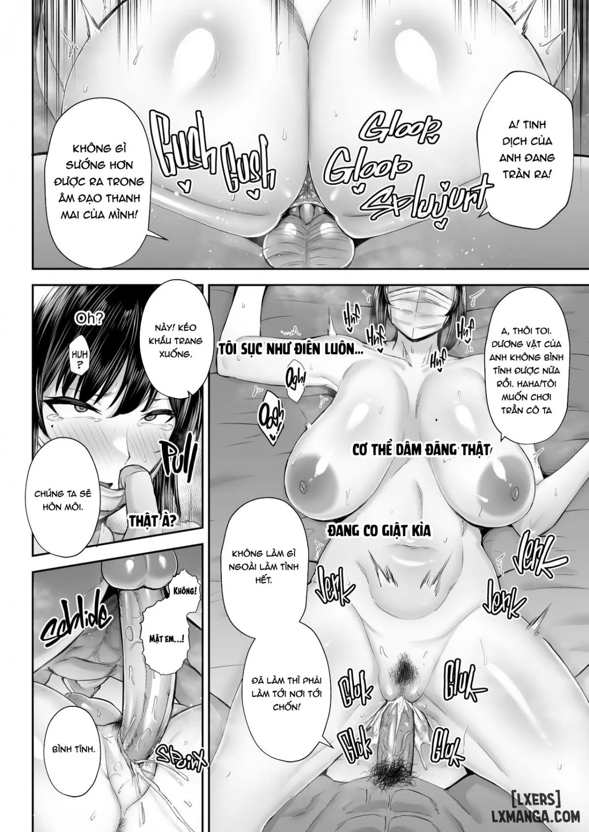 HentaiVN.net - Ảnh 60 - Netorareta Bakunyuu Osananajimi Tsuma Akane -Mukashikkara Shinyuu (SeFri) to Yarimakuri Deshita lol - Oneshot