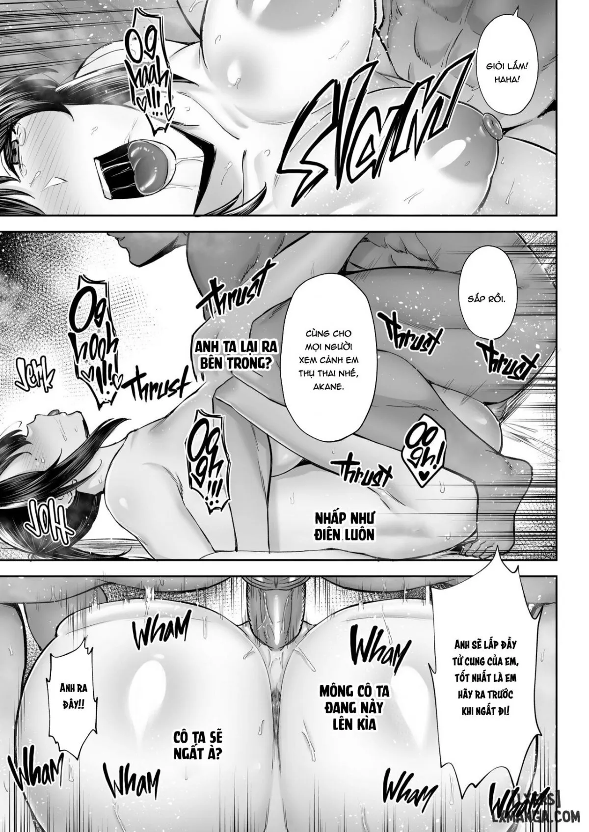 HentaiVN.net - Ảnh 65 - Netorareta Bakunyuu Osananajimi Tsuma Akane -Mukashikkara Shinyuu (SeFri) to Yarimakuri Deshita lol - Oneshot