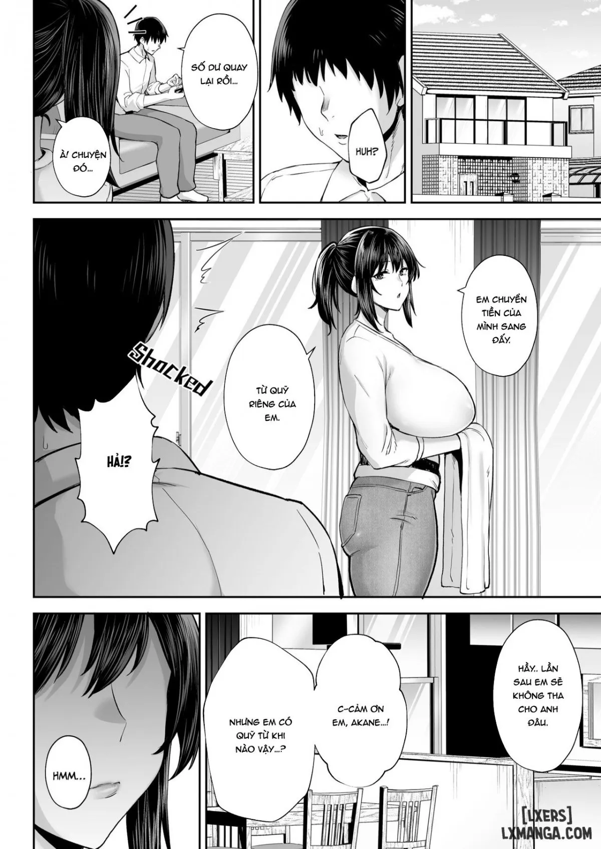 HentaiVN.net - Ảnh 68 - Netorareta Bakunyuu Osananajimi Tsuma Akane -Mukashikkara Shinyuu (SeFri) to Yarimakuri Deshita lol - Oneshot