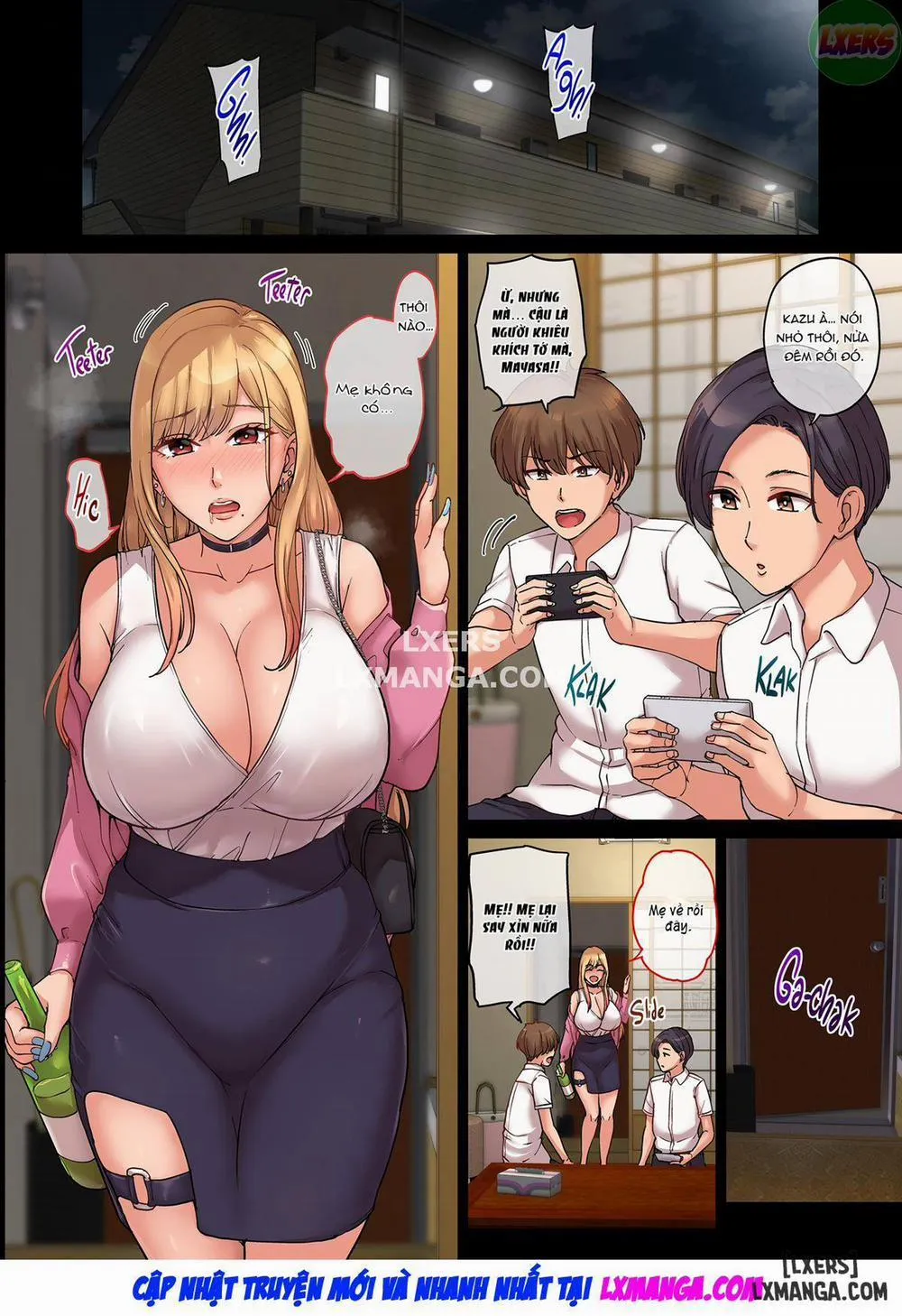 HentaiVN.net - Ảnh 6 - I Met My Friends Gyaru Mom in a Soapland - Chương 1