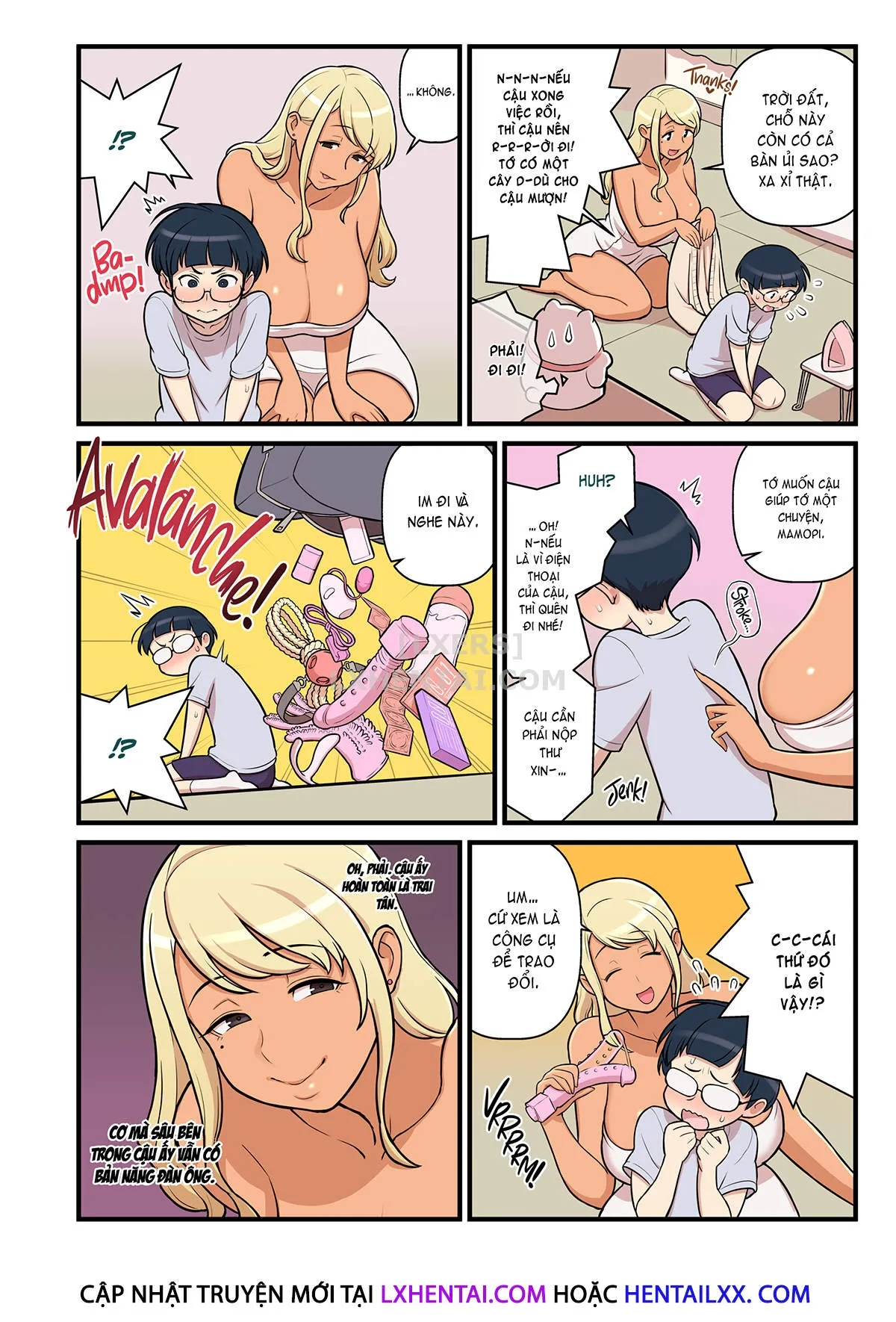 HentaiVN.net - Ảnh 18 - Bimbo Gal VS the Disciplinary Squad [Kuro Gal VS Fuuki Iin - Black Gal VS Prefect] - Chap 1