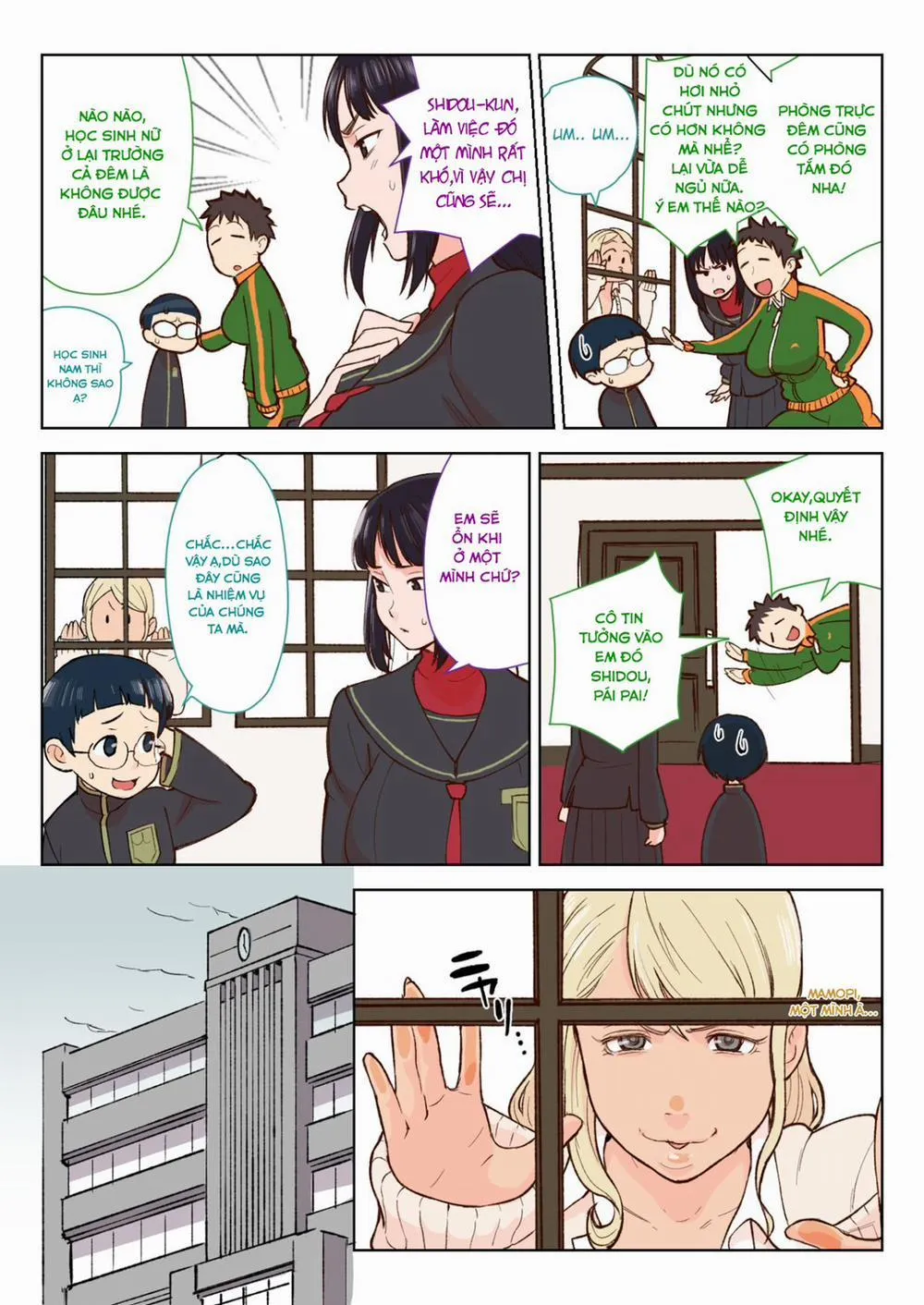 HentaiVN.net - Ảnh 8 - Bimbo Gal VS the Disciplinary Squad [Kuro Gal VS Fuuki Iin - Black Gal VS Prefect] - Chương 1